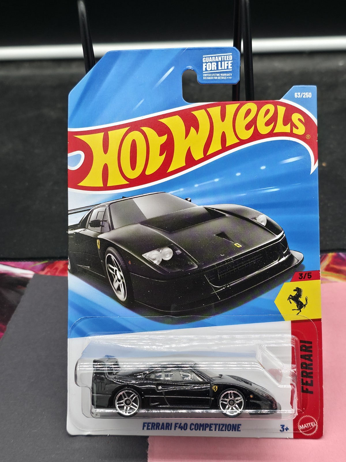 Hot Wheels Ferrari F40 1:64 Diecast Car Black Unopened 3-7 Years Boys & Girls