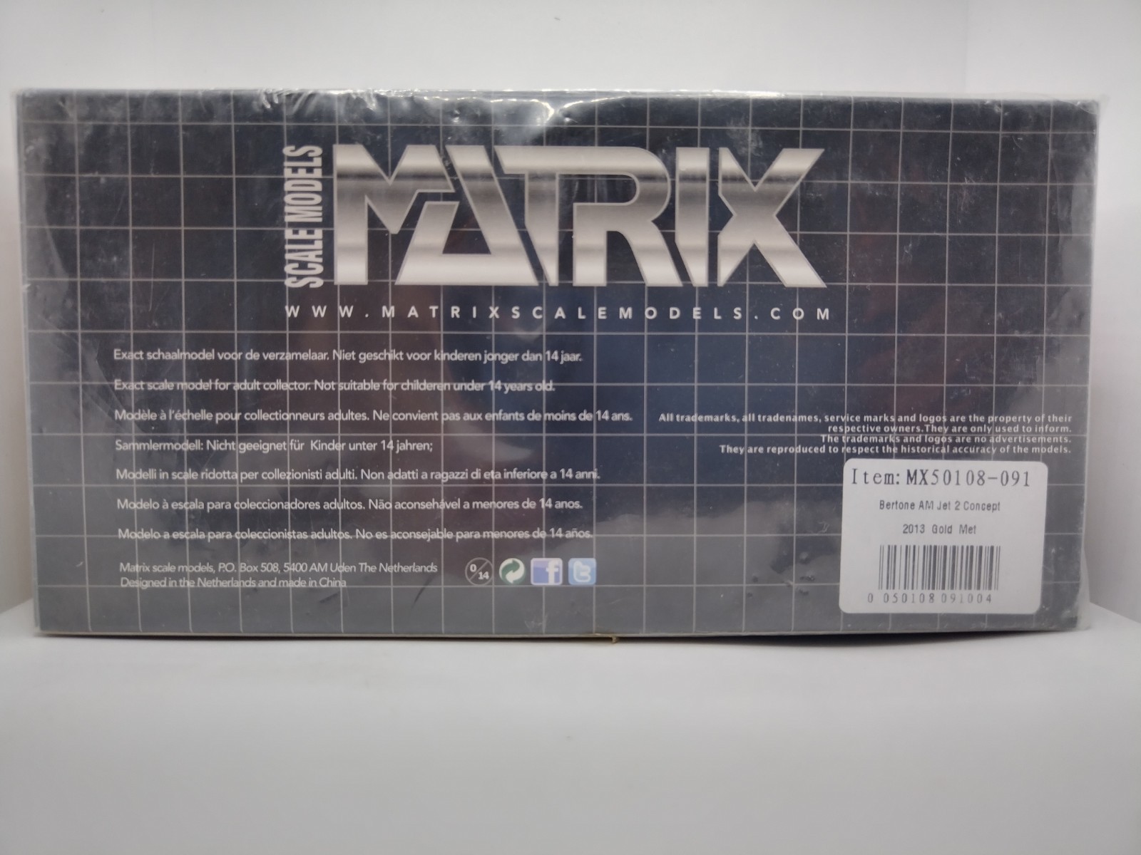 MATRIX 1/43 Aston Martin Bertone AM Jet 2 Concept 2013. Wow Rare!