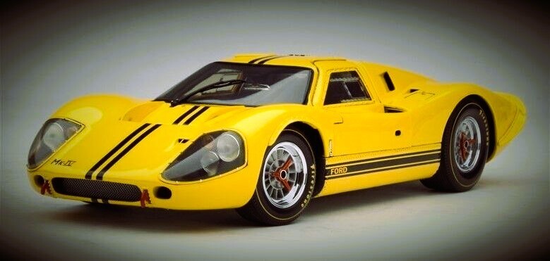Exoto Ford GT40 Race Car1 18Racing Racer Custom Built Metal Body Model