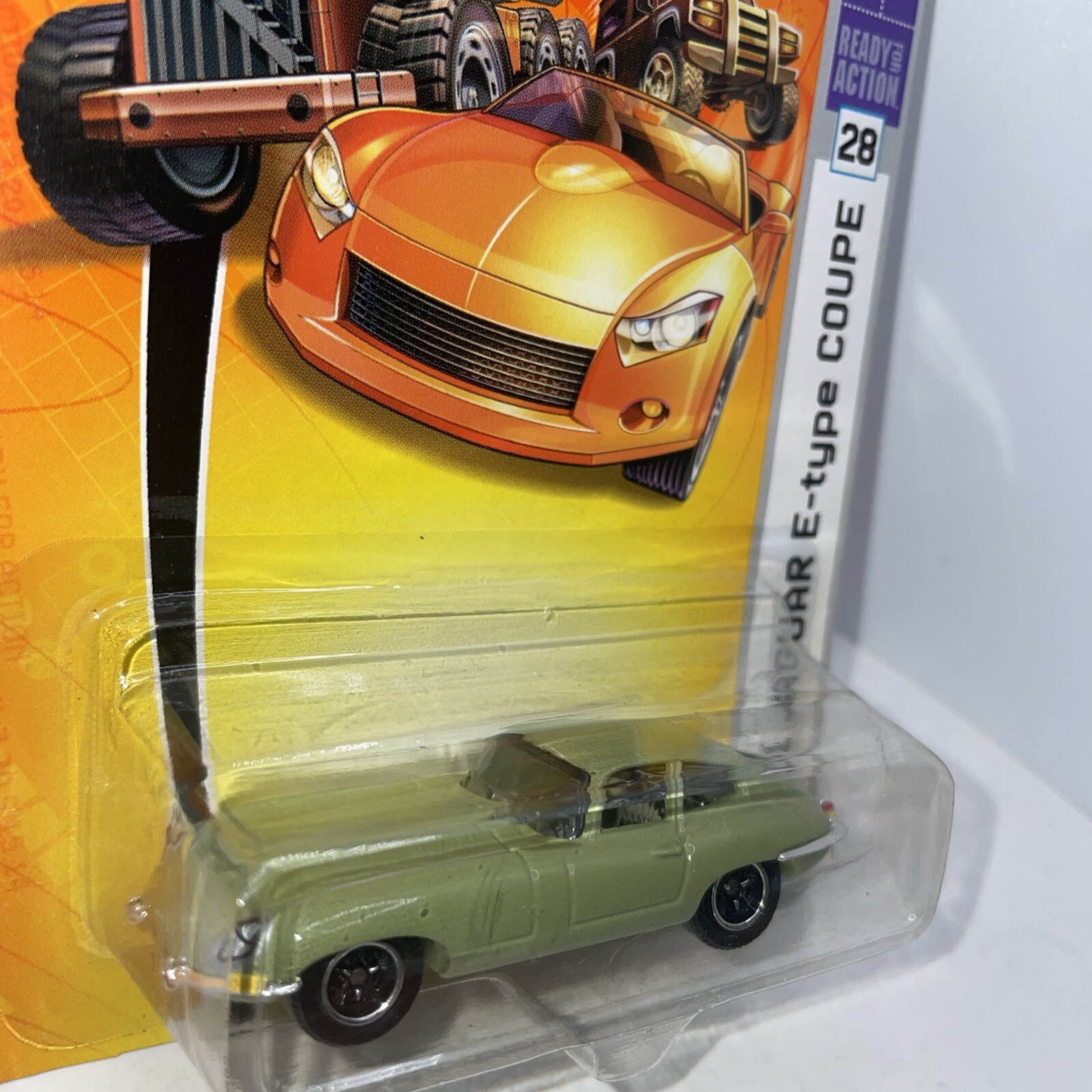 Matchbox 1961 Jaguar 1961 E-type Coupe #28 Green MBX Metal
