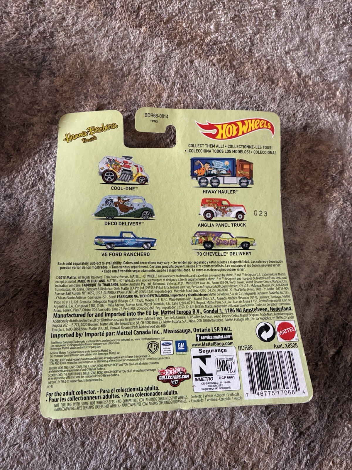 Hot Wheels Pop Culture ’70 Chevelle Delivery 1:64 Diecast Real Riders Unopened