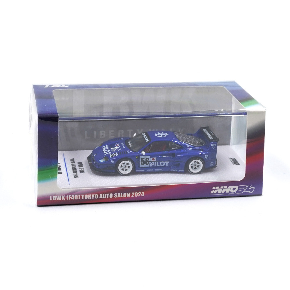 1/64 Die Cast FERRARI F40 LBWK Liberty Walk Model Car *TOKYO AUTO SALON 2024*