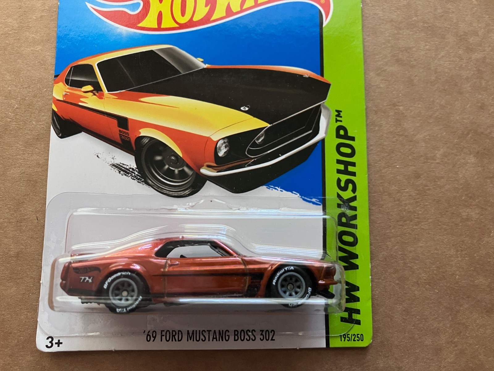 Hot Wheels HW Workshop Super Treasure Hunt ’69 Ford Mustang Boss 302 Copper