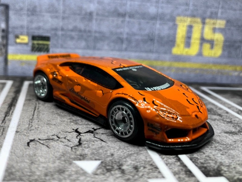 CUSTOM LB-WORKS Lamborghini Huracan • Custom Color • Hot Wheels Premium Car