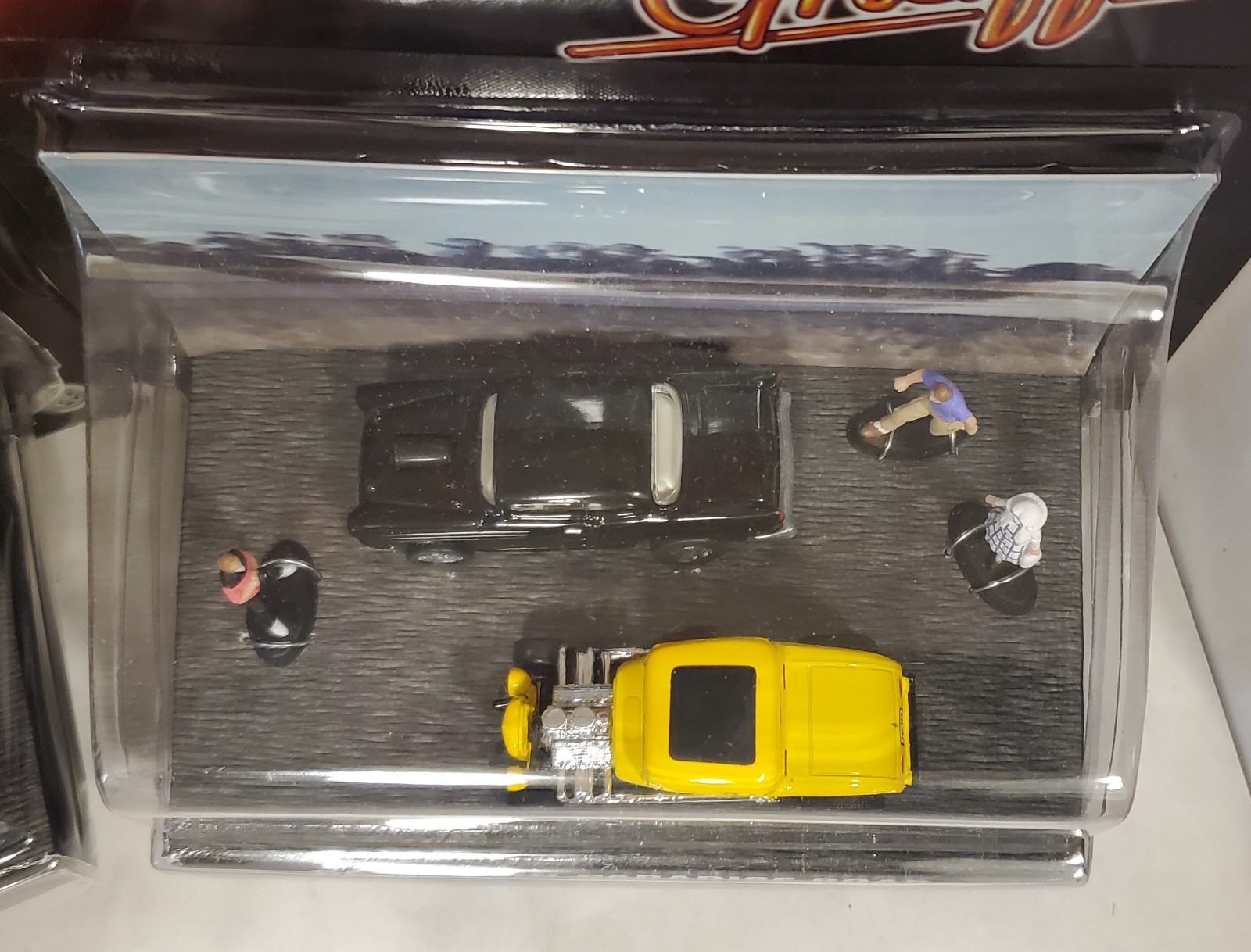 2001 JL American Graffiti Dioramas (lot of 2) Mels has crushed blister RARE VTG
