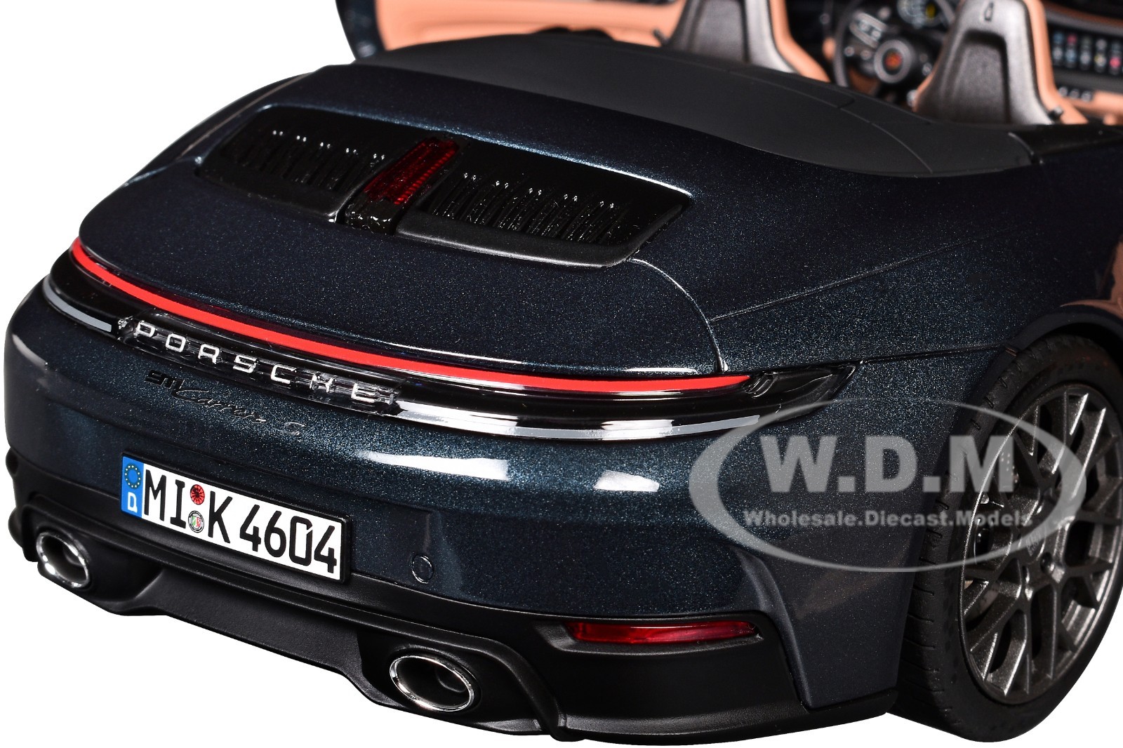 2024 PORSCHE 911 CARRERA S CABRIOLET YACHTING BLUE 1/18 DIECAST BY NOREV 187180