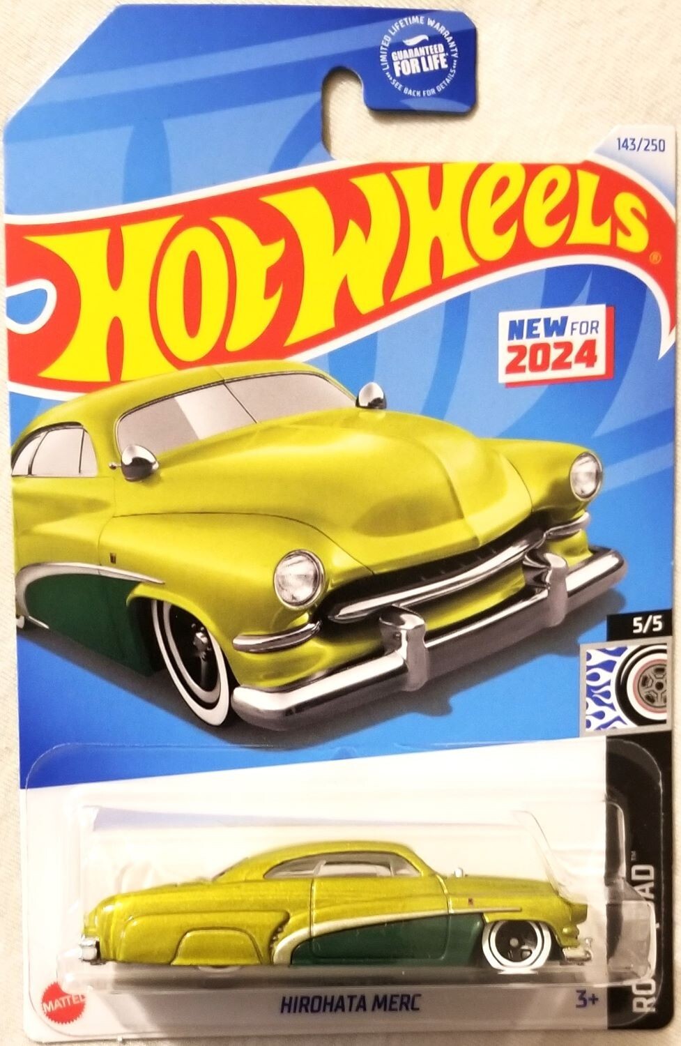 Hot Wheels – 2024 Rod Squad 5/5 Hirohata Merc 143/250 (BBHTD66)