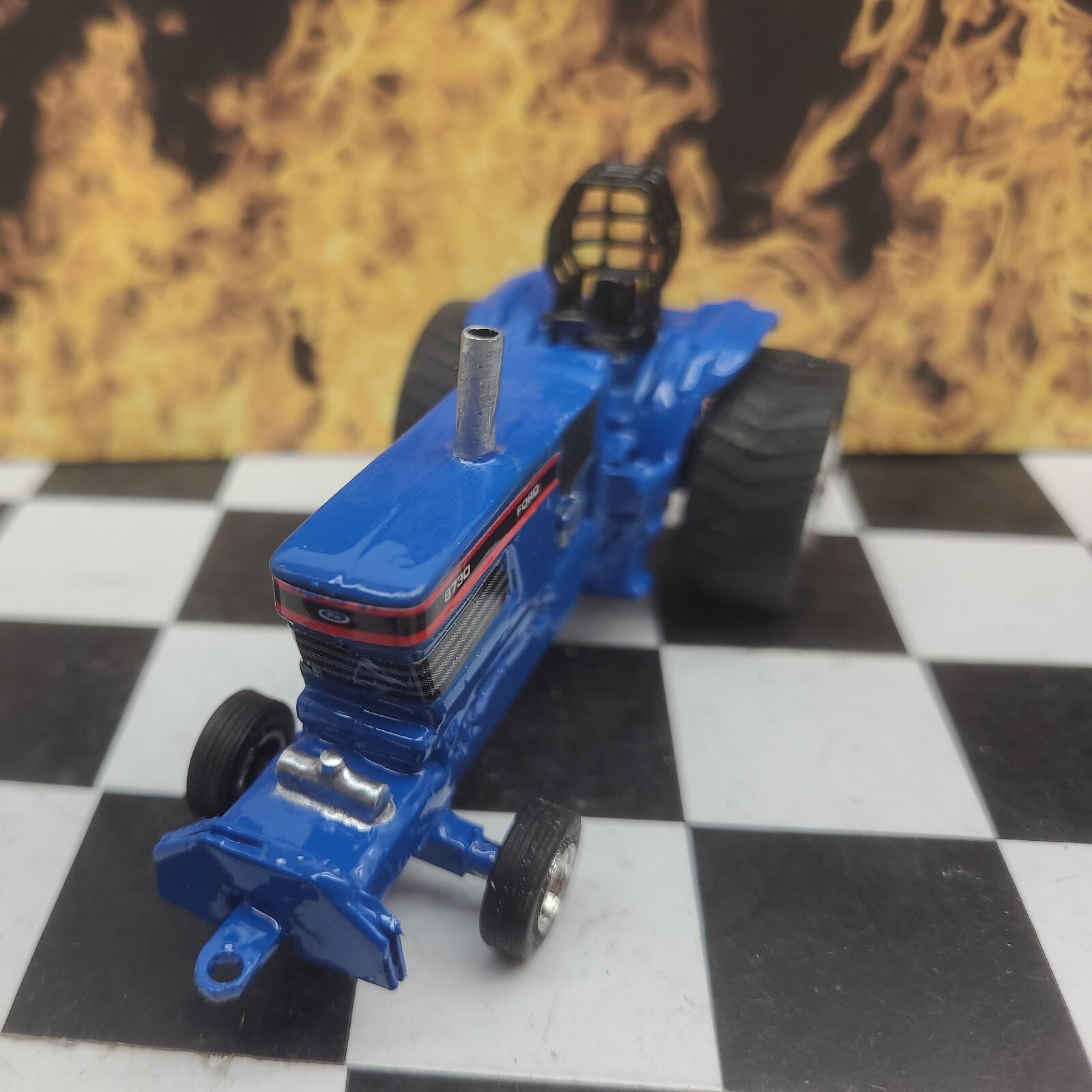Custom Built FORD 8730 1:64 TRACTOR Pro Stock PULLER HOT ROD PULLING pull ERTL