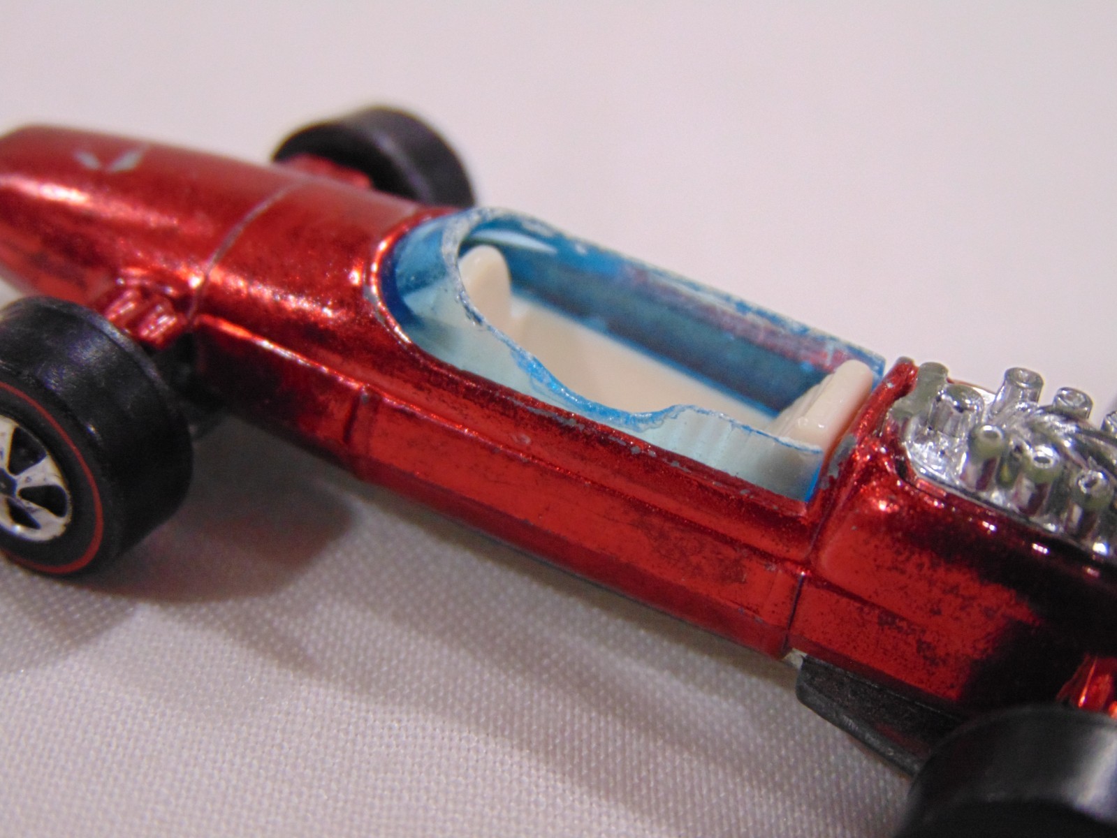 Hot Wheels Redline Brabham Repco RED With White Interior
