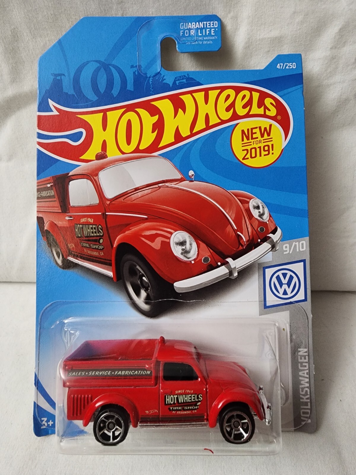 Hot Wheels 2020 Red ’49 Tire Shop Volkswagen Beetle-Pickup 1/64th #A2