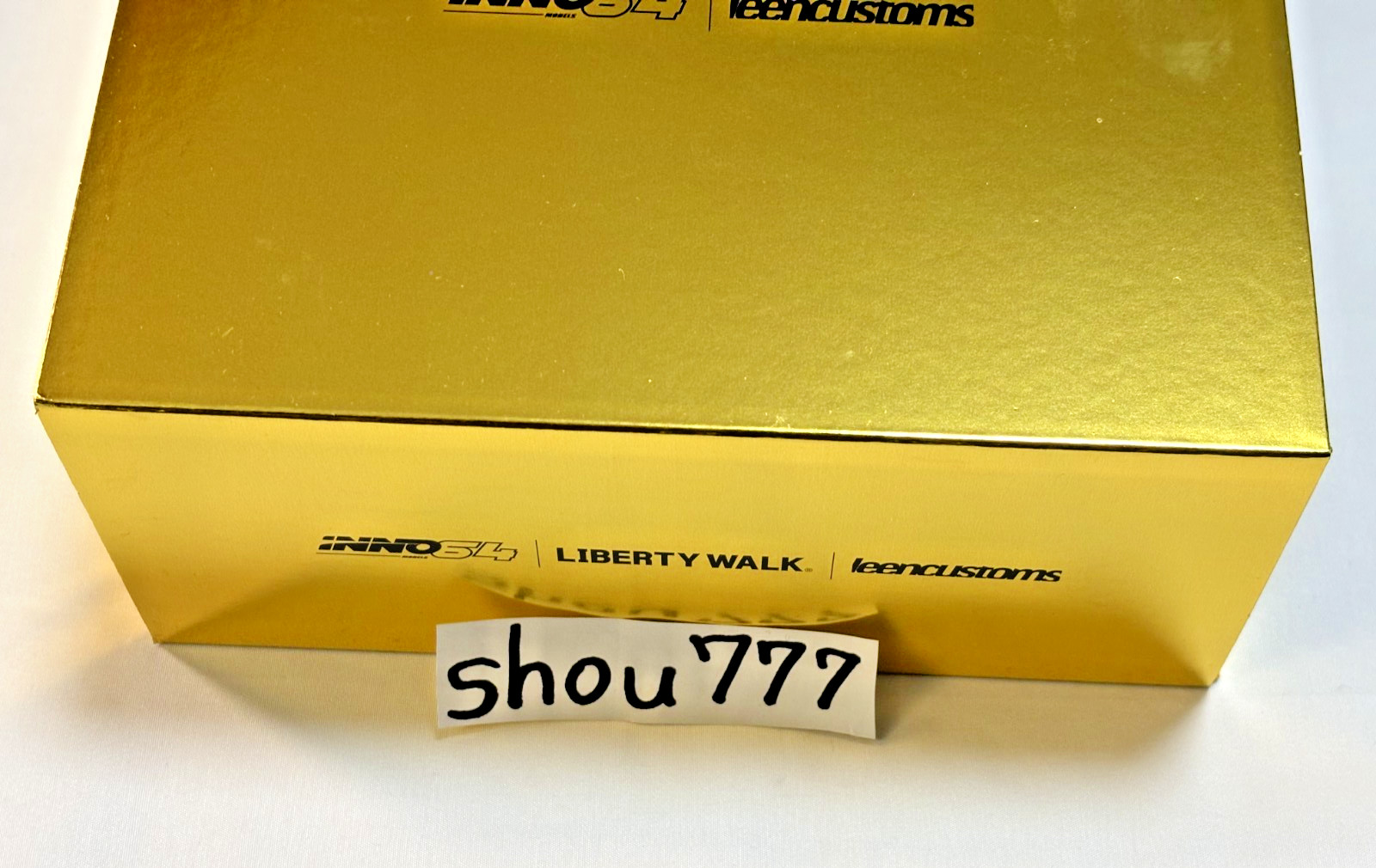 Set of 3 INNO64 Liberty Walk Kyoto Limited MAZDA RX7 Gold mini car w/ Pin Signed