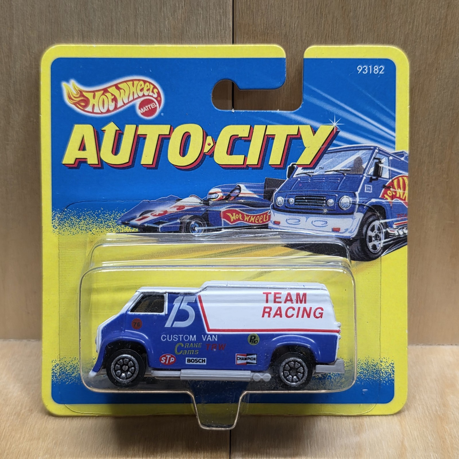Hot Wheels Auto City Team Racing Hot Rod Custom Van