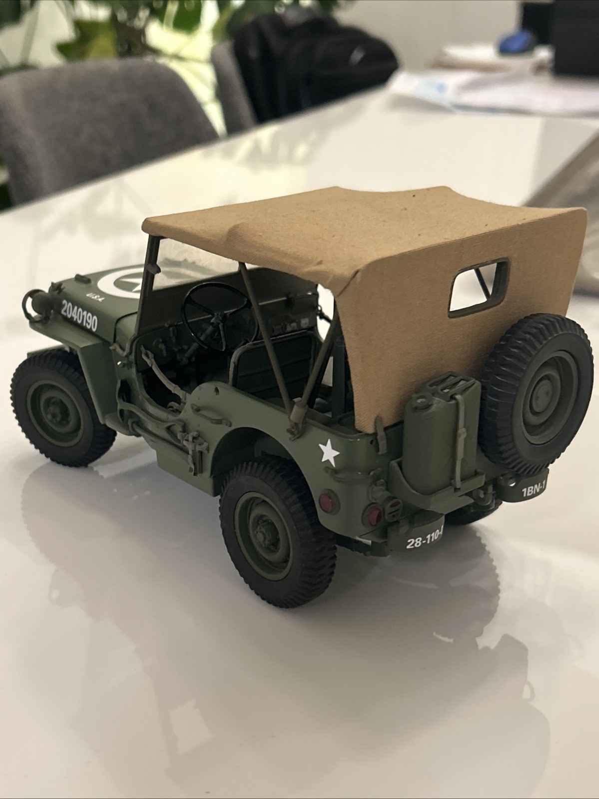 Danbury Mint 1:16 World War 2 Willy’s Jeep Replica – See Description