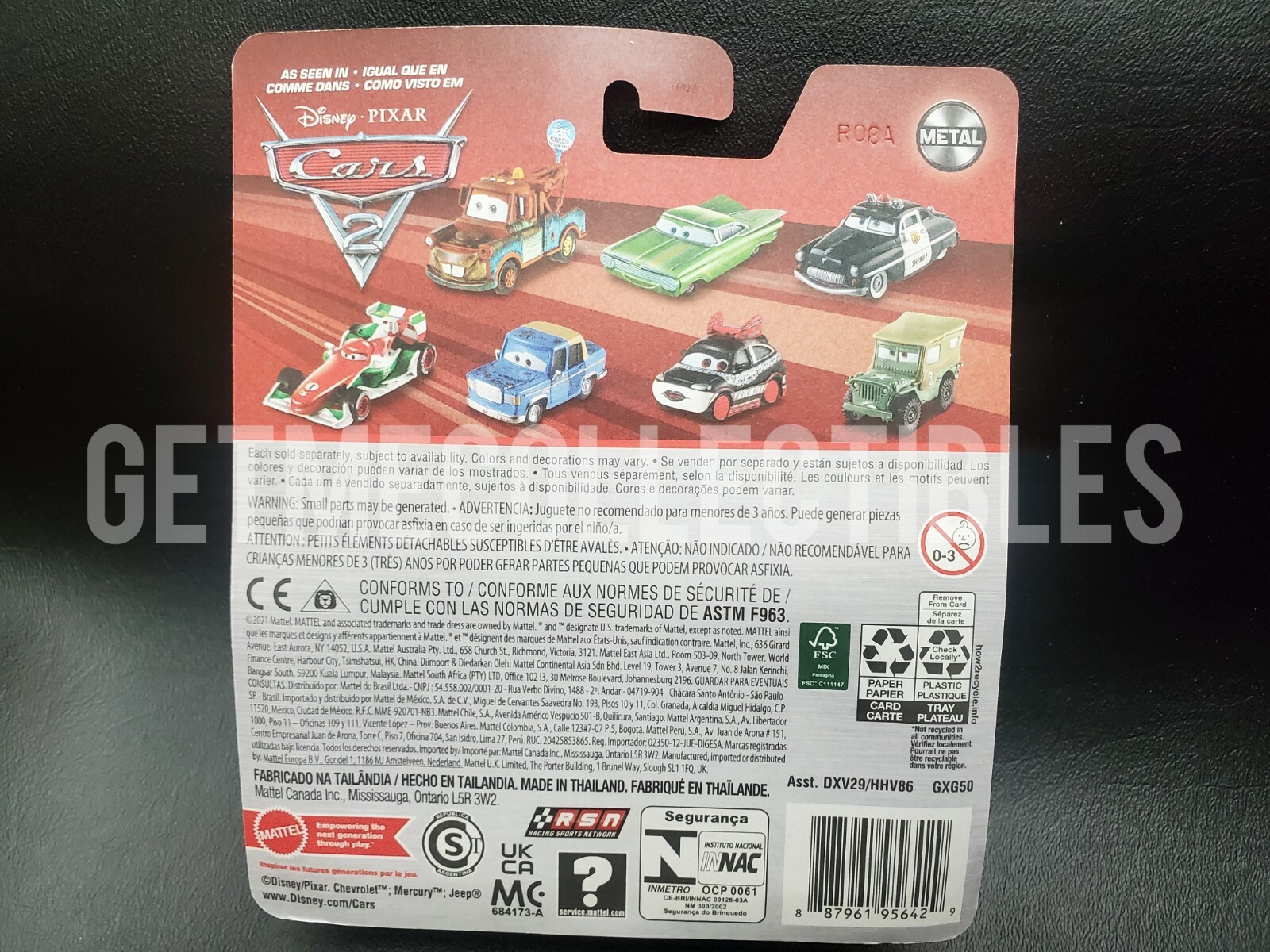 DISNEY PIXAR CARS LEWIS HAMILTON METAL 2022 SAVE 6% GMC
