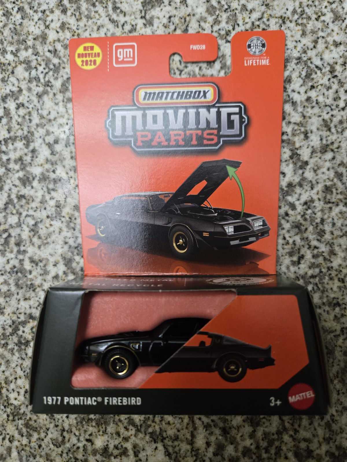 2026 Matchbox Moving Parts 1977 Pontiac Firebird Trans Am Black