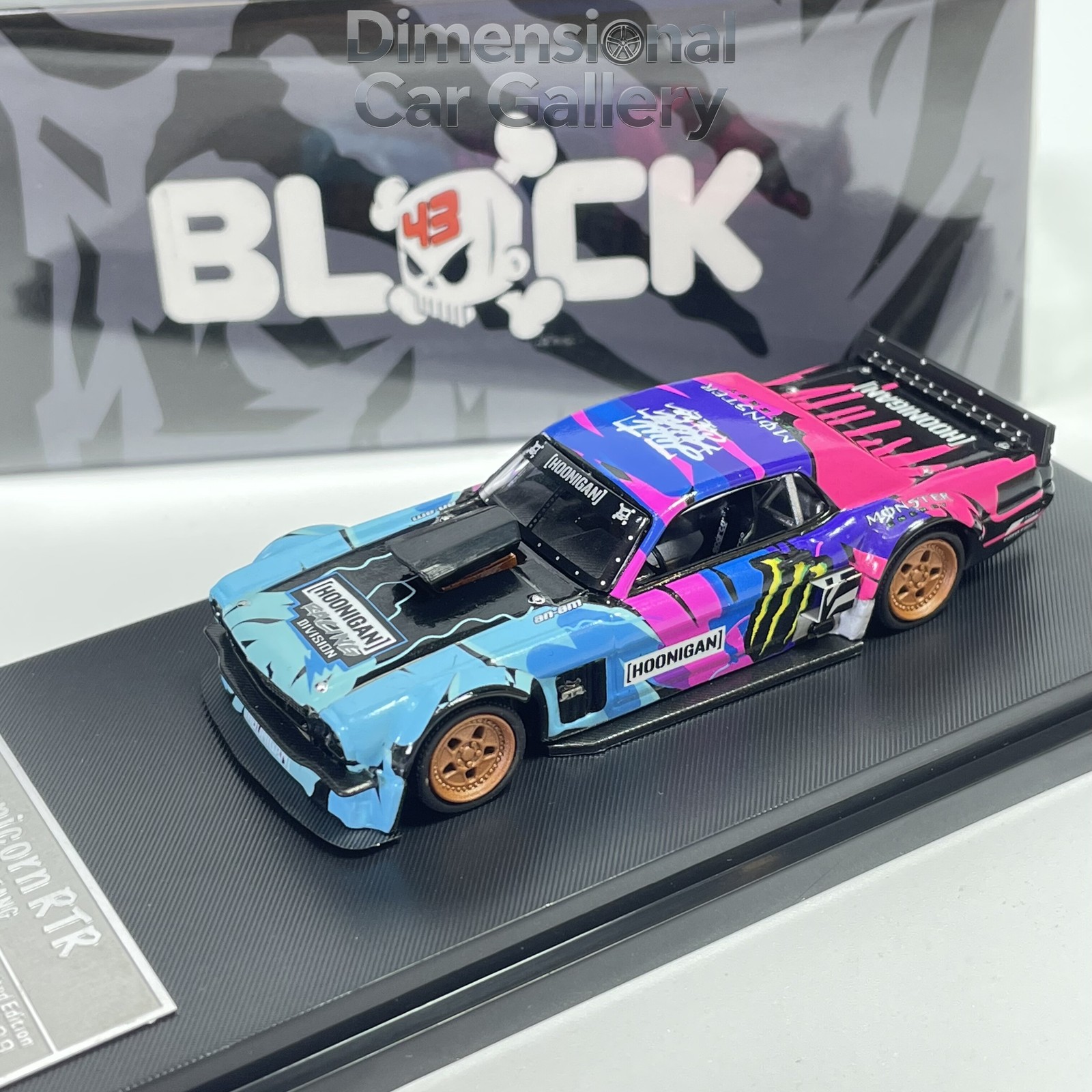 SW Ken Block Ford Mustang Magic Claw painted 1:64 alloy car model