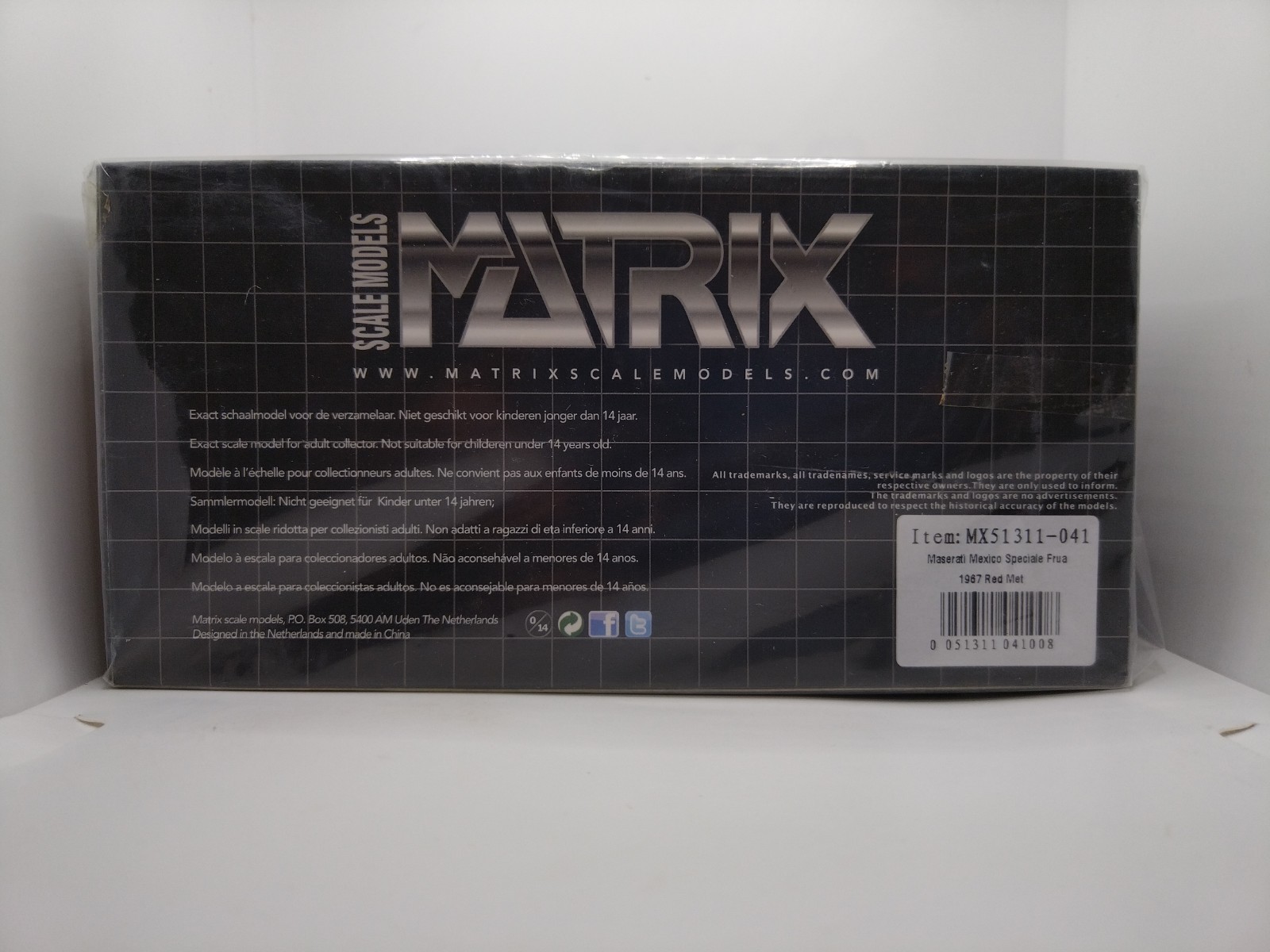 MATRIX 1/43 Maserati Mexico Speciale Frua 1967. Wow Rare!