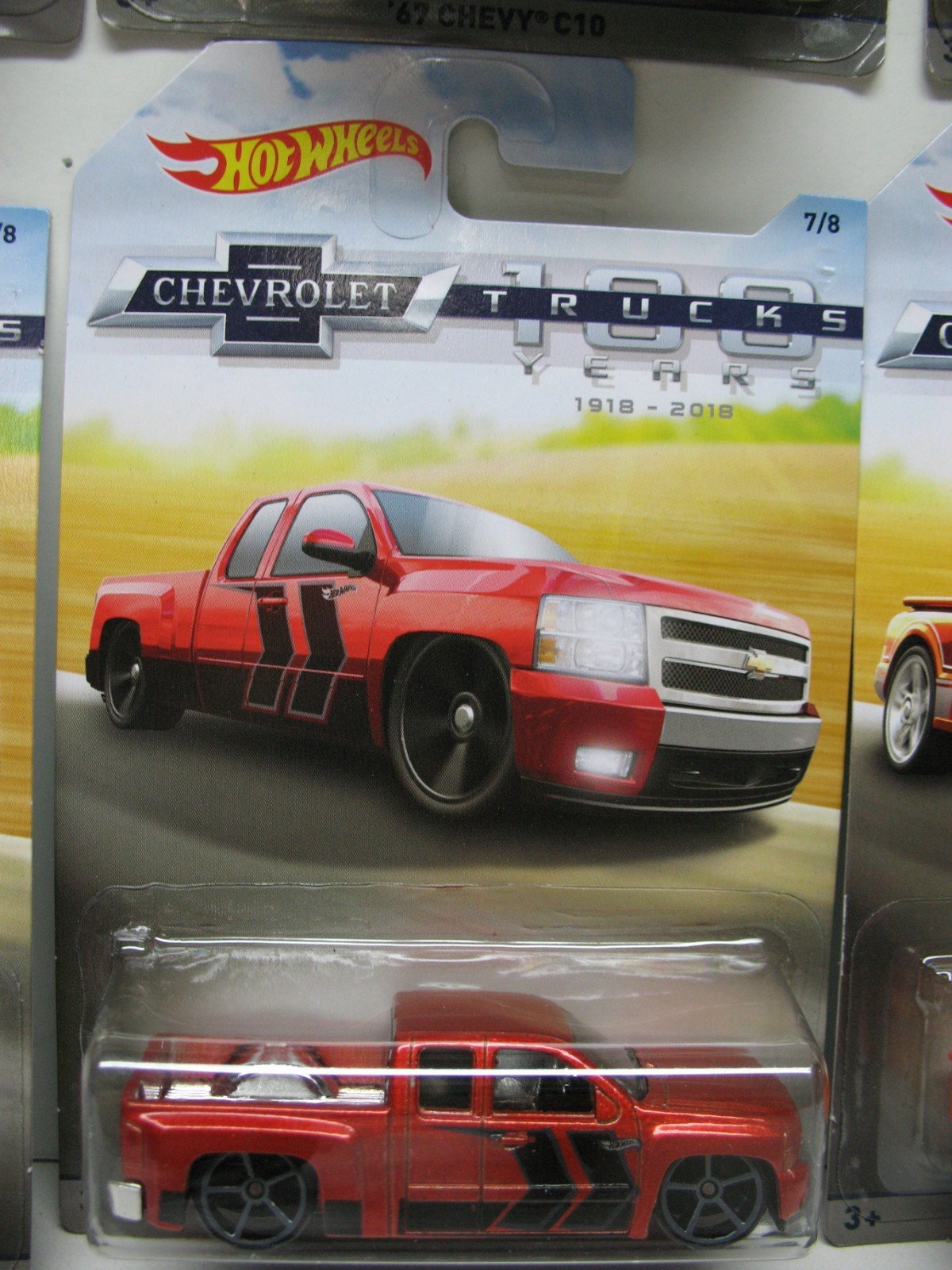 2018 Hot Wheels Chevrolet Trucks 100 Years Complete Set of 8 Original Packaging