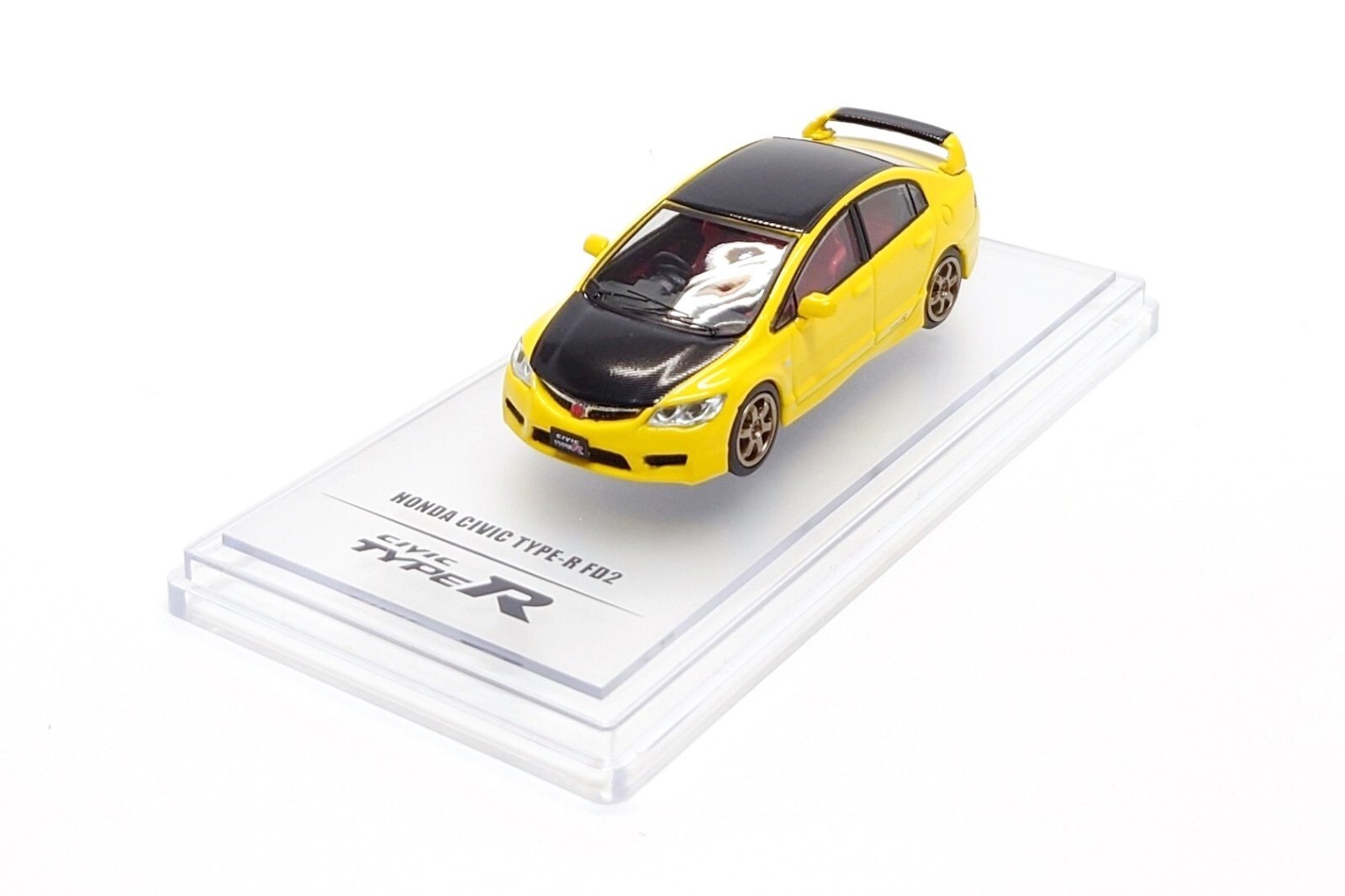 INNO64 1:64 Honda Civic Type R (FD2) – Yellow (Singapore Special Edition)