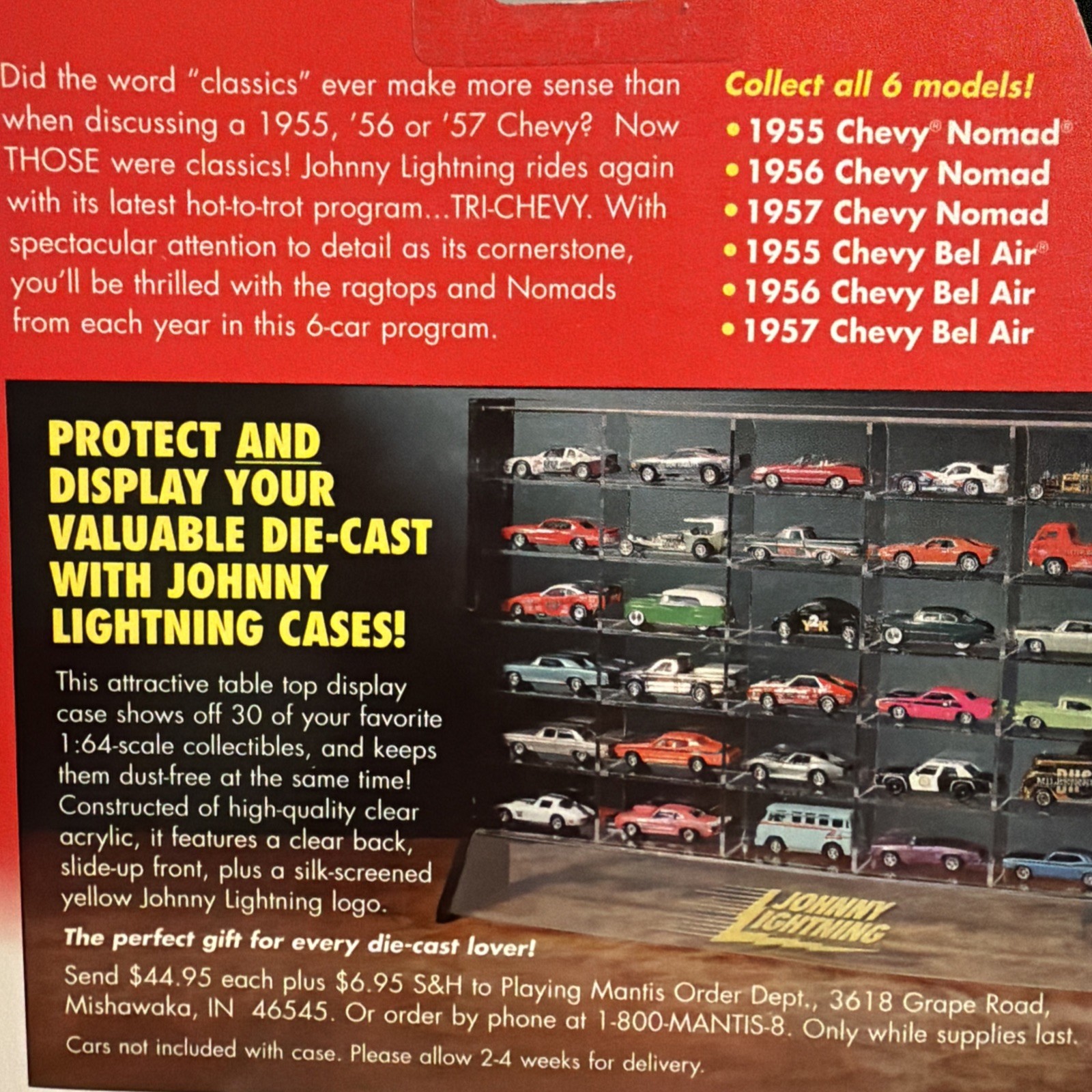 🌟1956 Chevy Nomad Bel Air🌟Tri-Chevy Edition 1/64🔥Diecast🇺🇸American Classic