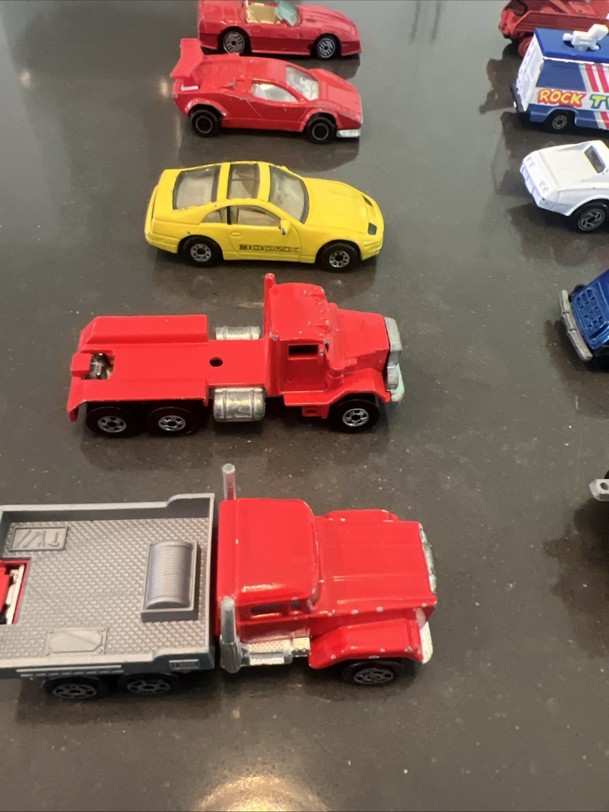 Lot Of 33 Diecast & Plastic Vintage Cars Trucks Mixed Brands See Description