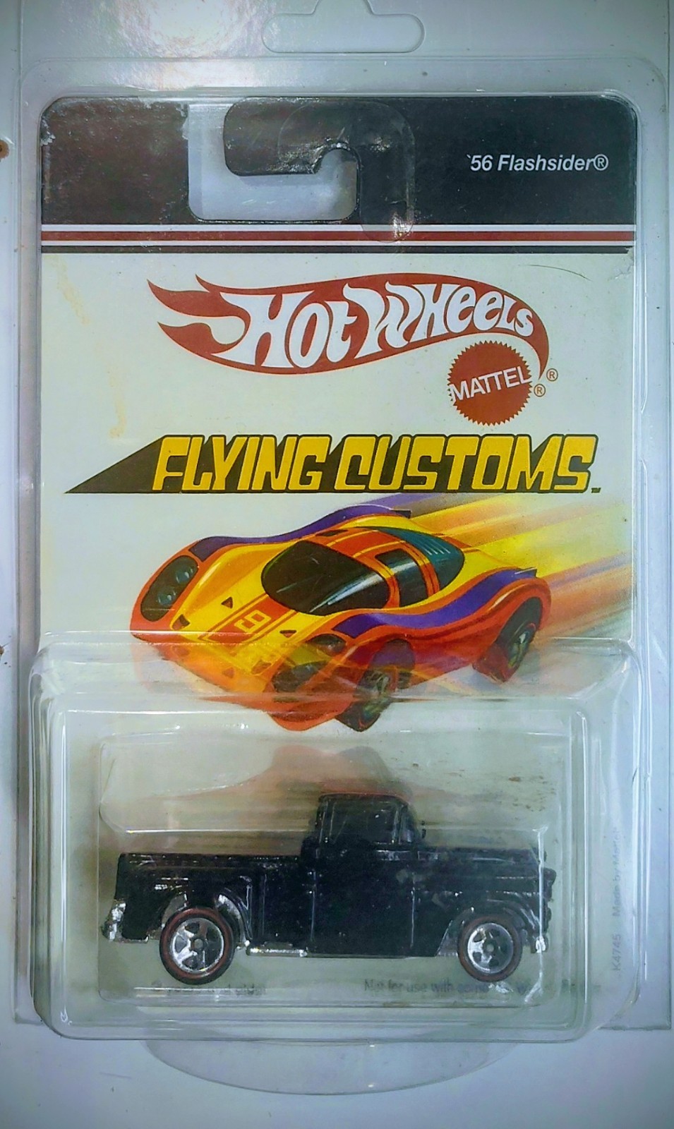 Hot Wheels Flying Customs ’56 Flashsider (2006) Mattel Black Toy Truck