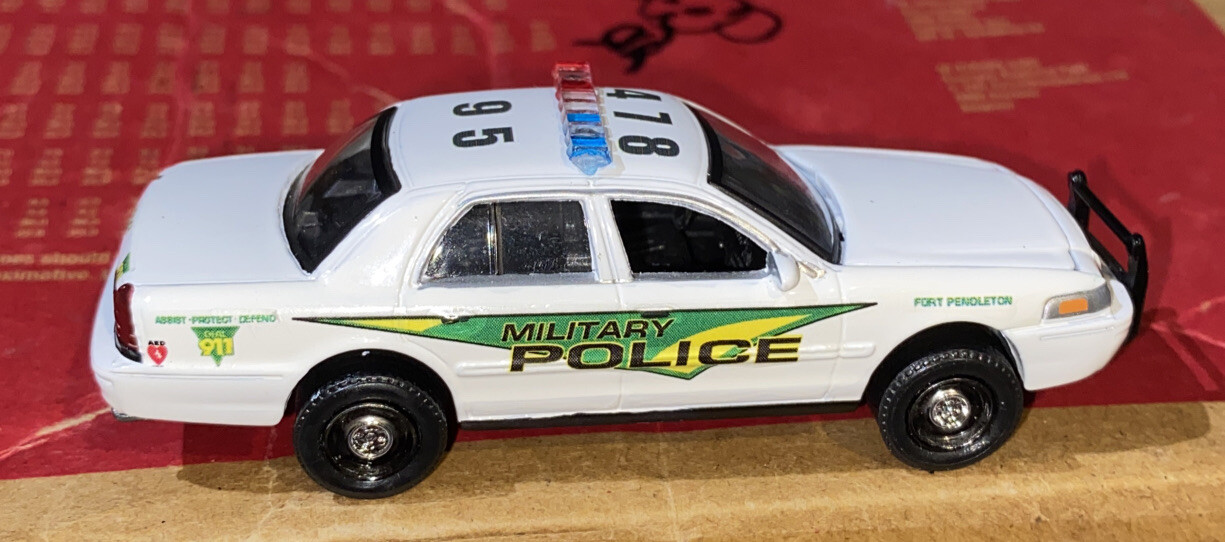 2001 Crown Victoria Police Interceptor United States Military Police Unit 1 Of 1