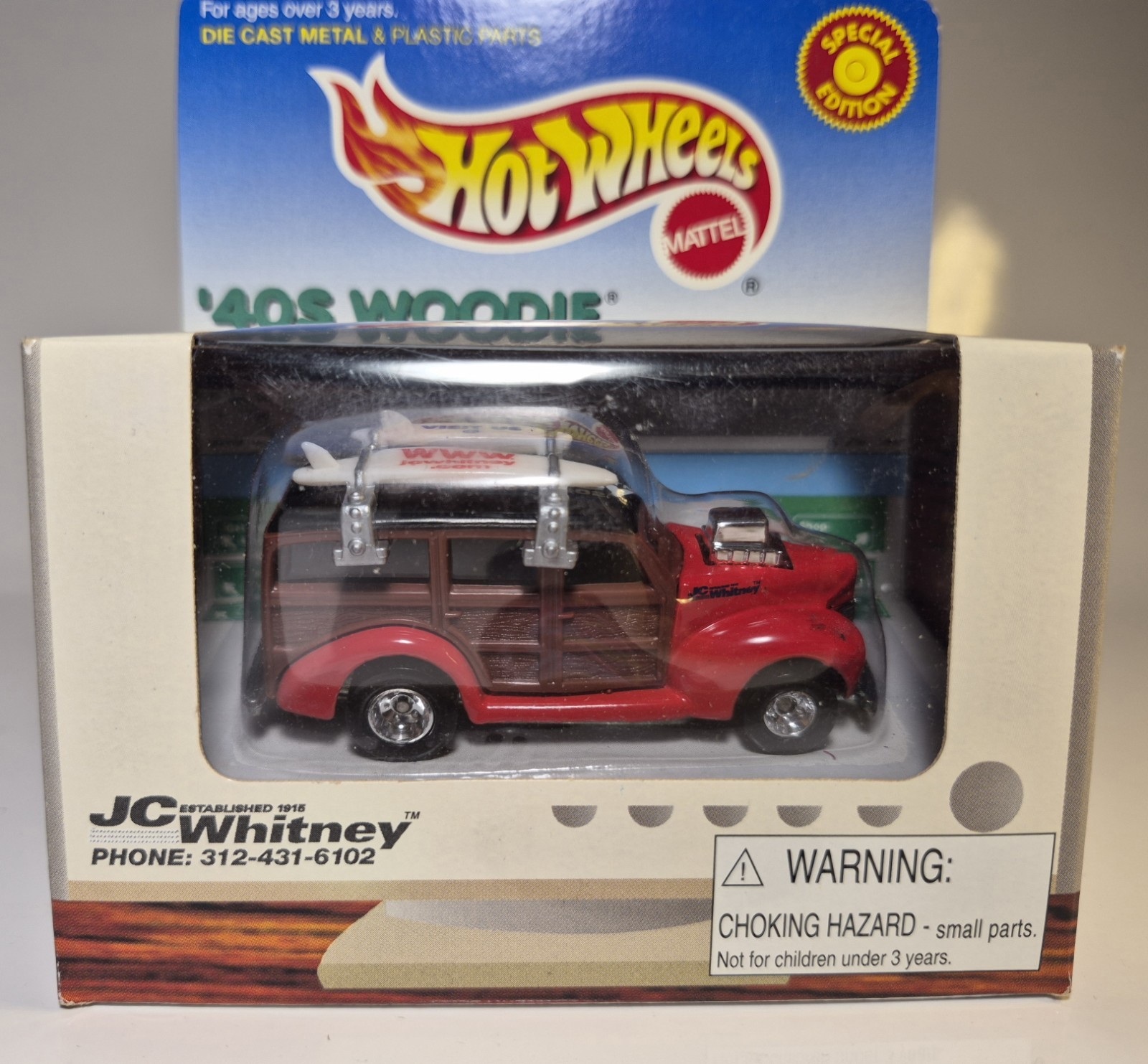 ✨️Hot Wheels Jc Whitney 40s Woody 1999 Limited Edition