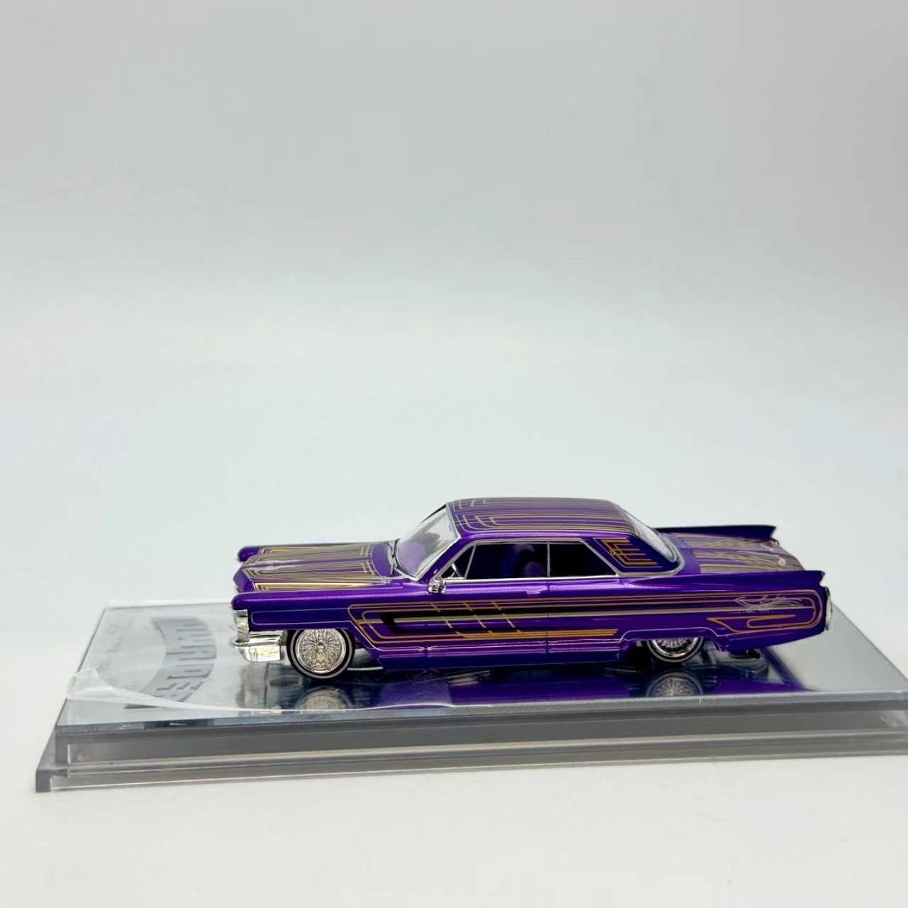 97M 1:64 1964 Coupe Coupe DeVille LowRider Diecast Model Car