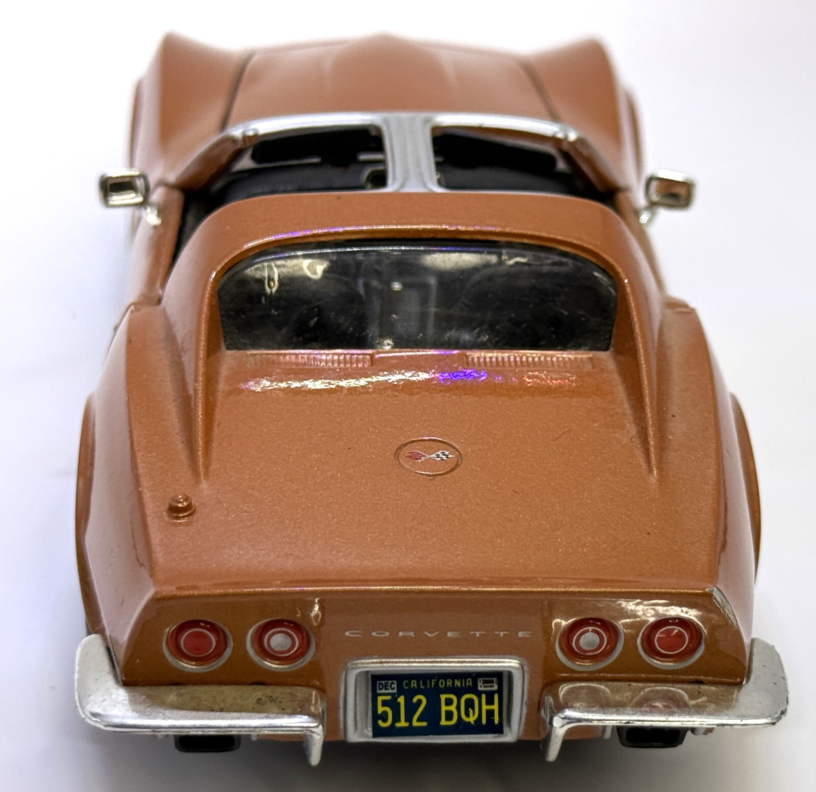 1970 Chevrolet Corvette T-top 1:24 Maisto Diecast Copper 1/24