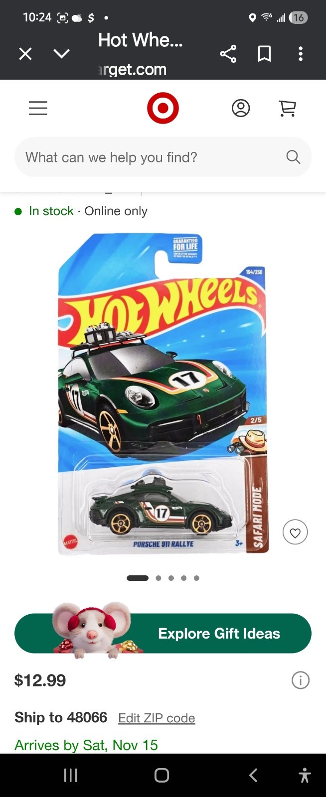 12, yes a dozen. Hot Wheels Porsche 911 Rallye – Green- Safari 1:64 Diecast NIB
