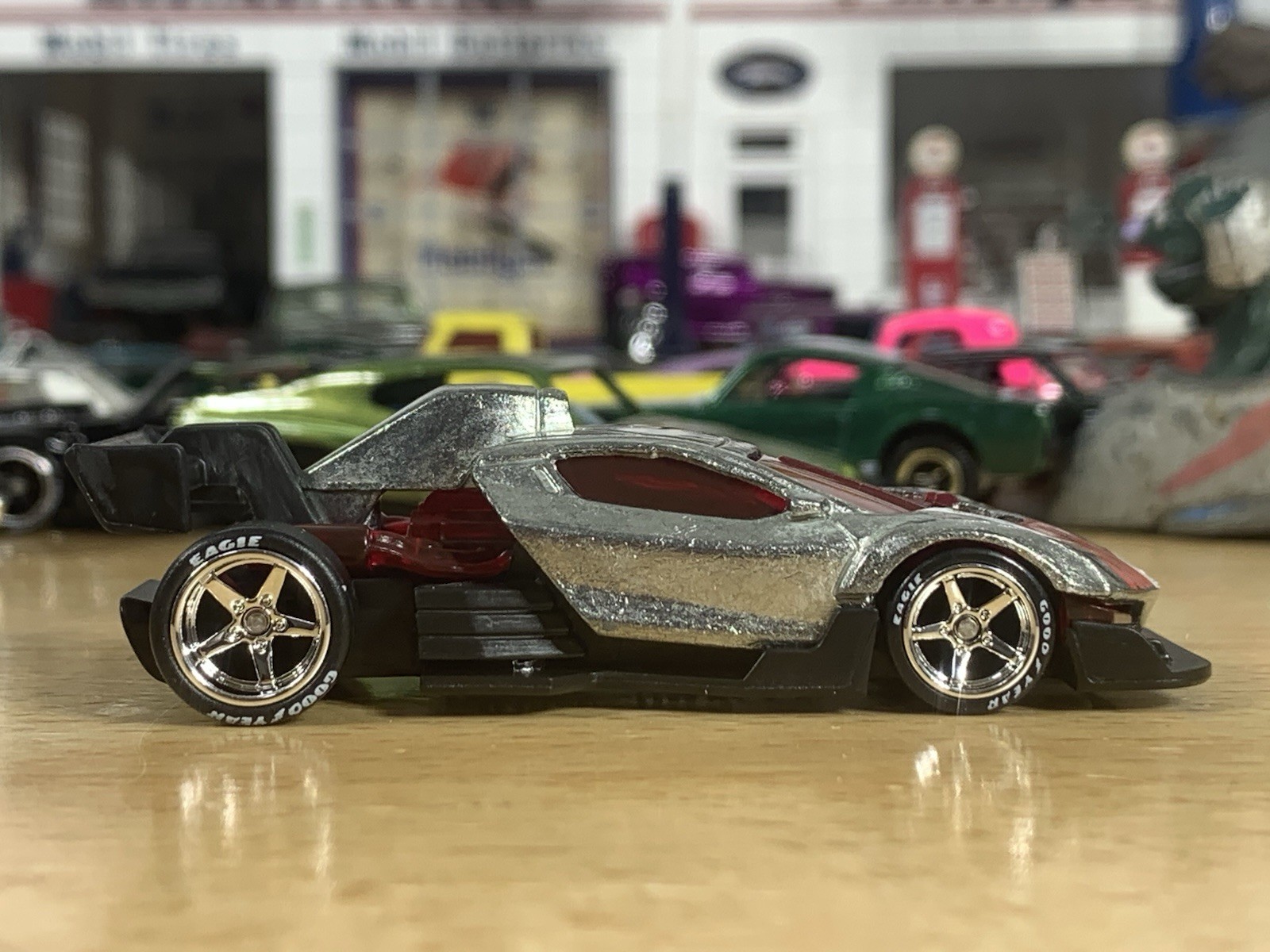 Hot Wheels Punk Rod Zamac Custom Wheel Swap