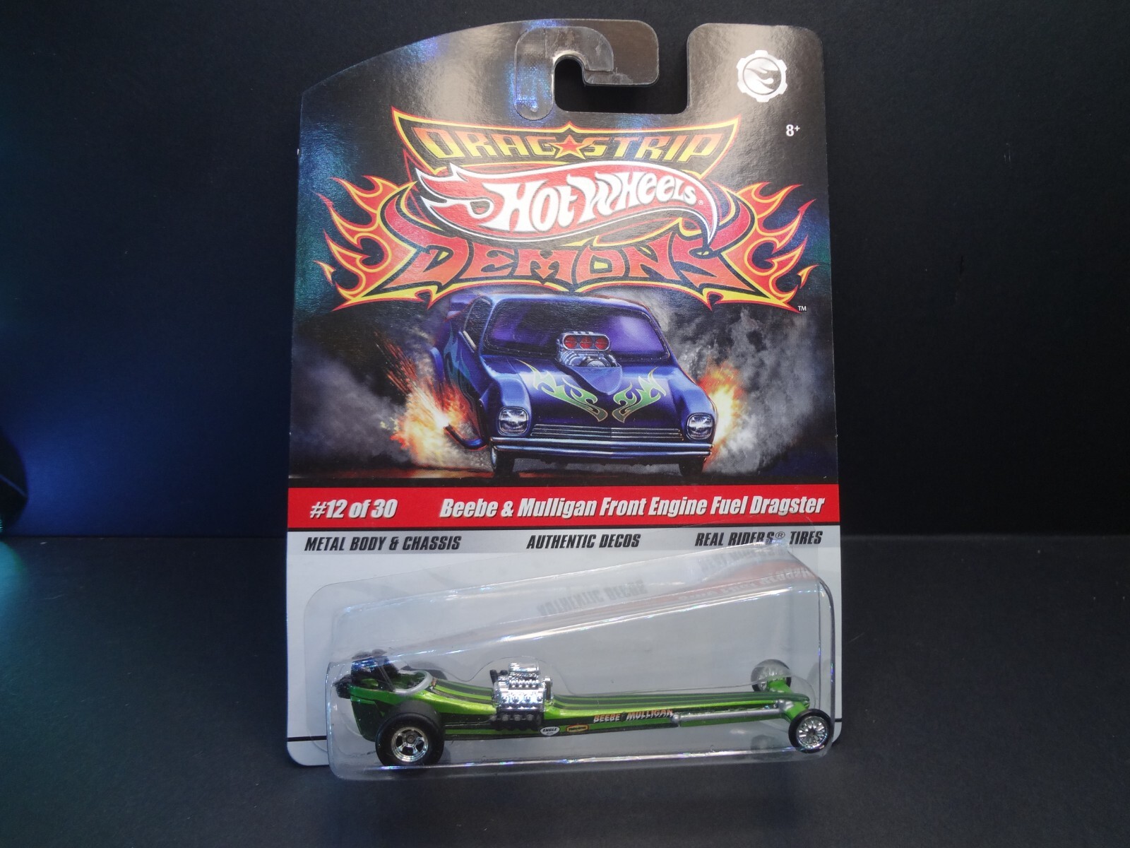 Hot Wheels Beebe & Mulligan Front Engine Fuel Dragster – Drag Strip Demons