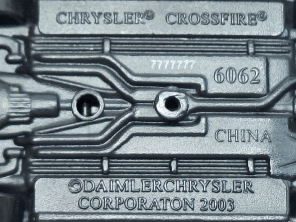 Motor Max 2003 Chrysler Crossfire Blue/Silver