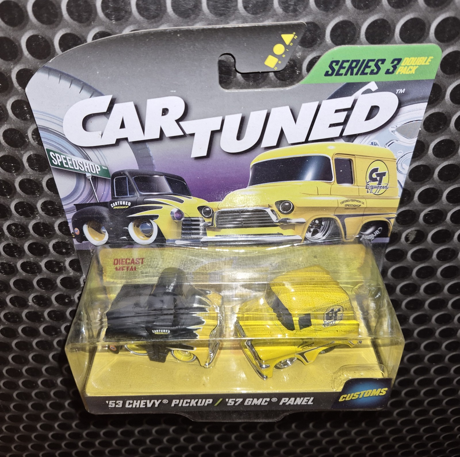 2 Pack: Car Tuned Speedshop: Customs – ’53 CHEVY PICKUP & ’57 GMC PANEL Series 3