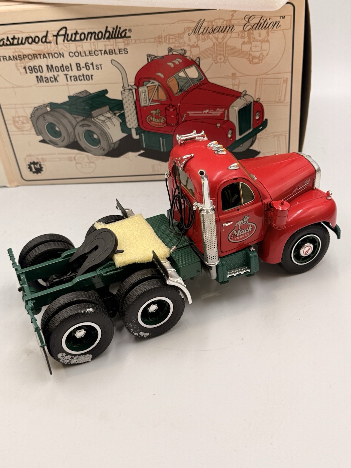 Eastwood Automobile 1960 Model B-61 Mack Tractor Museum Edition Die-cast In Box