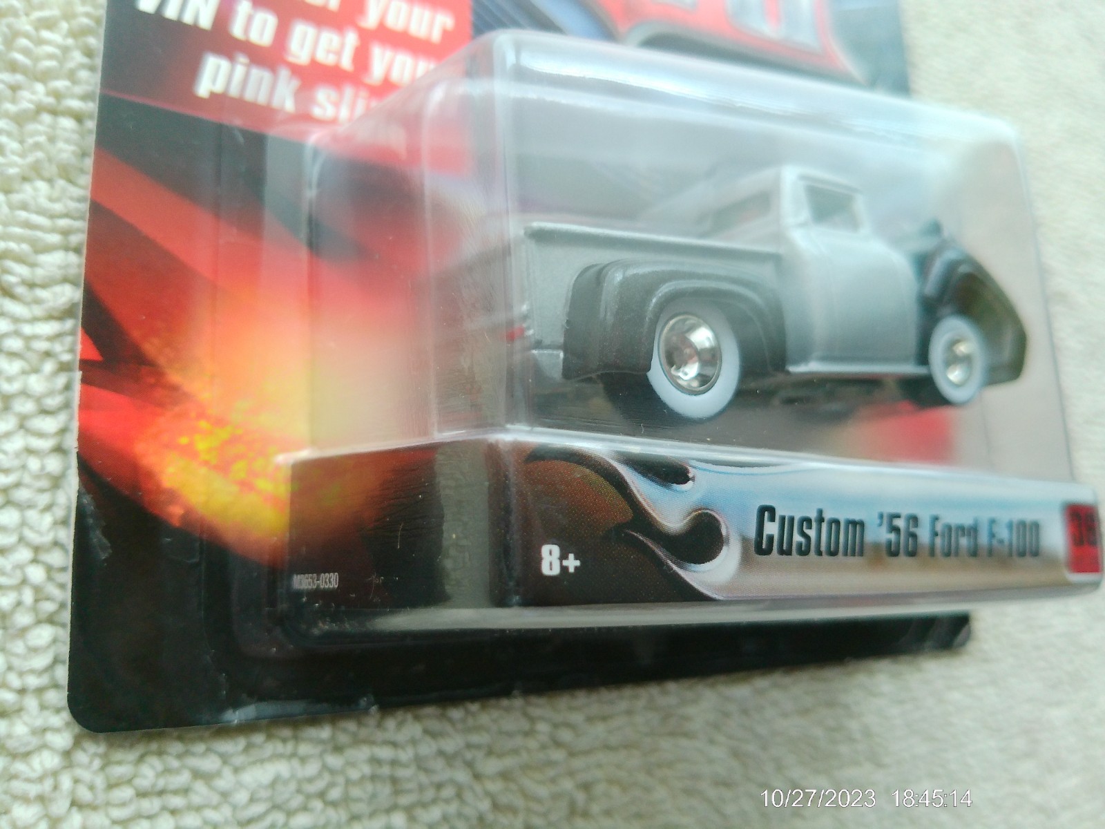 Hot Wheels Ultra Hots Custom ’56 Ford F-100 Truck Silver & Black w/RR NIB!