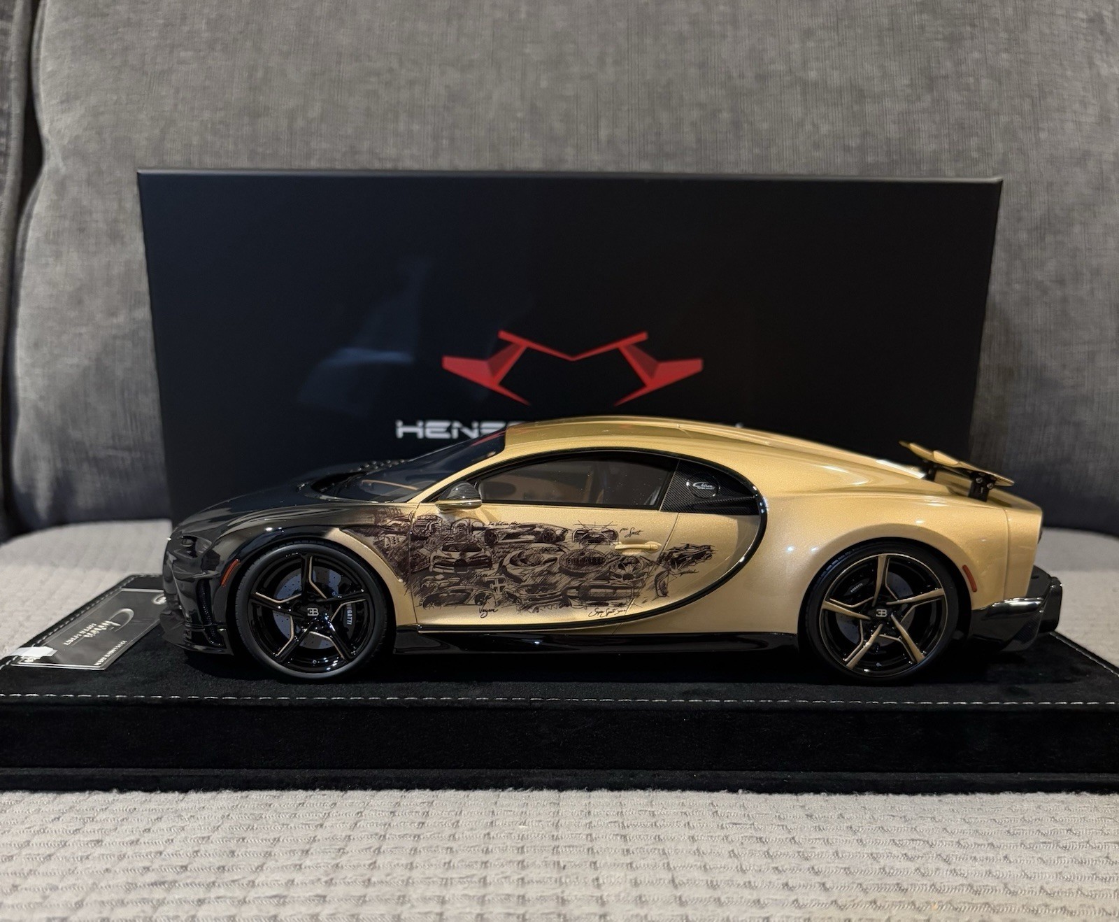 1/18 HH Henson & Heaven Bugatti Chiron Super Sport Golden Era Limited 30 Rare