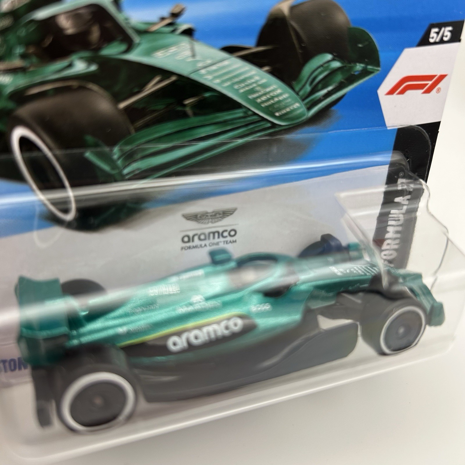 Hot Wheels 2026 Aston Martin Formula 1 F1 Short Card 5/5 Green #185