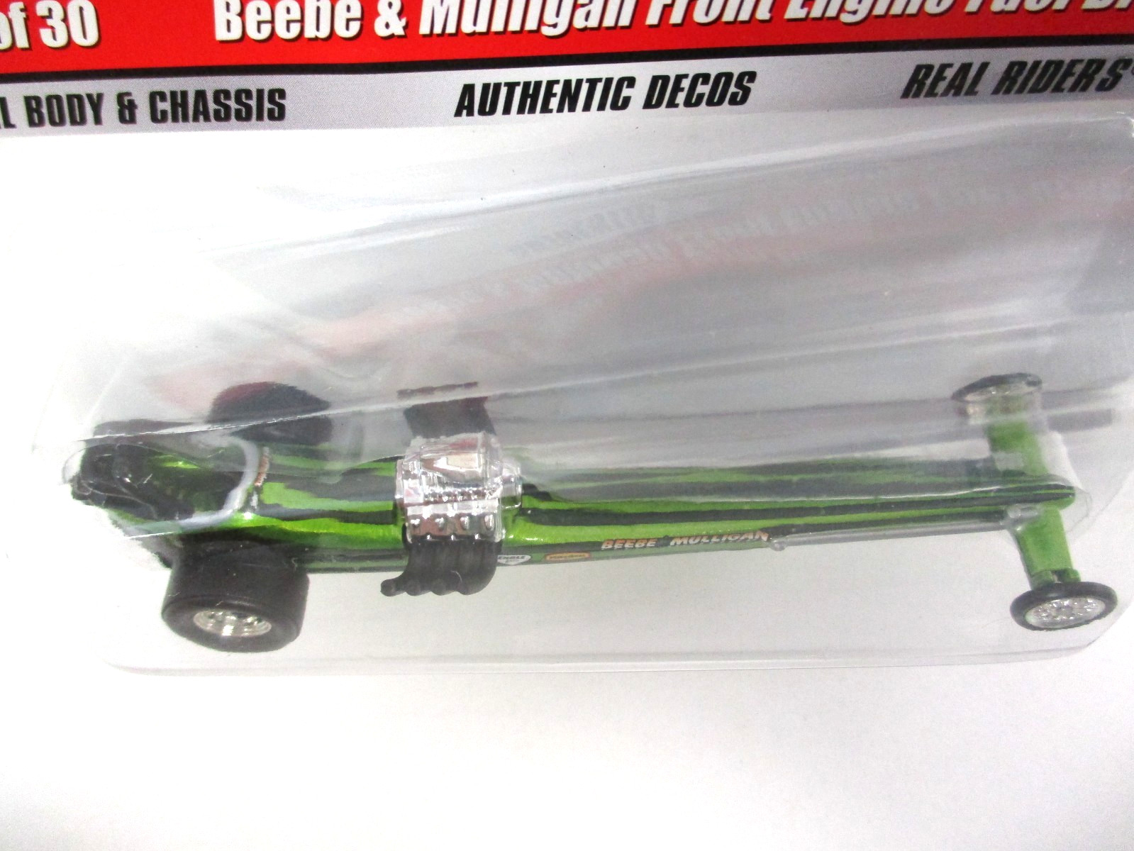 HOT WHEELS – DRAG STRIP DEMONS – BEEBE & MULLIGAN NHRA FRONT ENGINE DRAGSTER