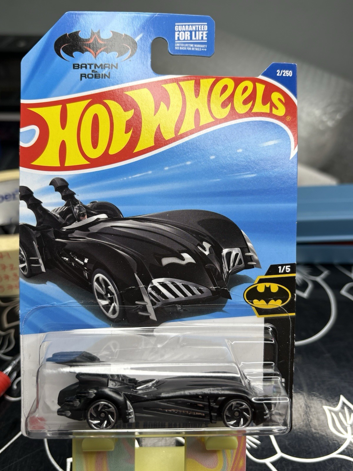 Hot Wheels Batman & Robin Batmobile Hw Batman 2/250