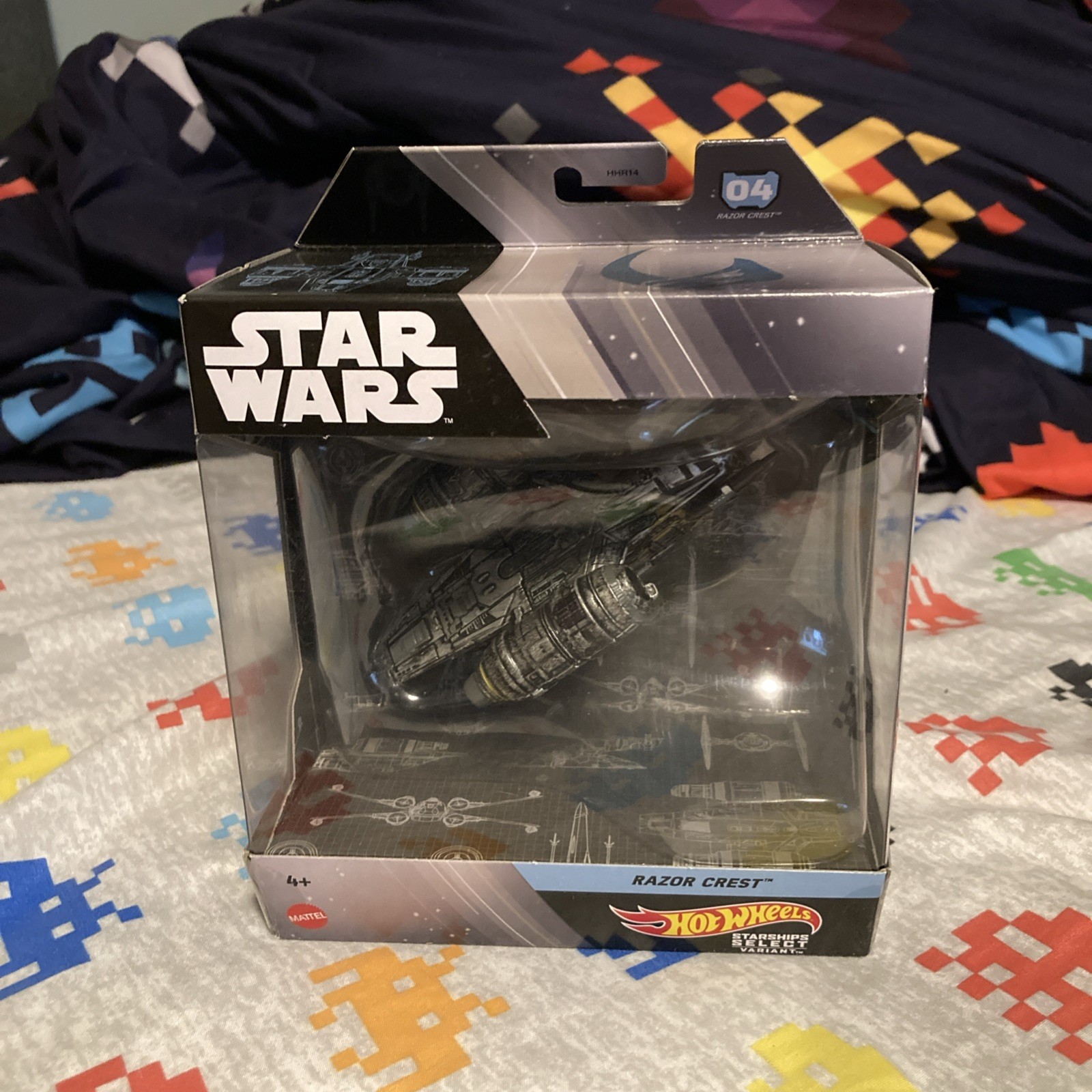 Hot Wheels Star Wars Starships Select Razor Crest Battle Damage Variant 04 CHASE