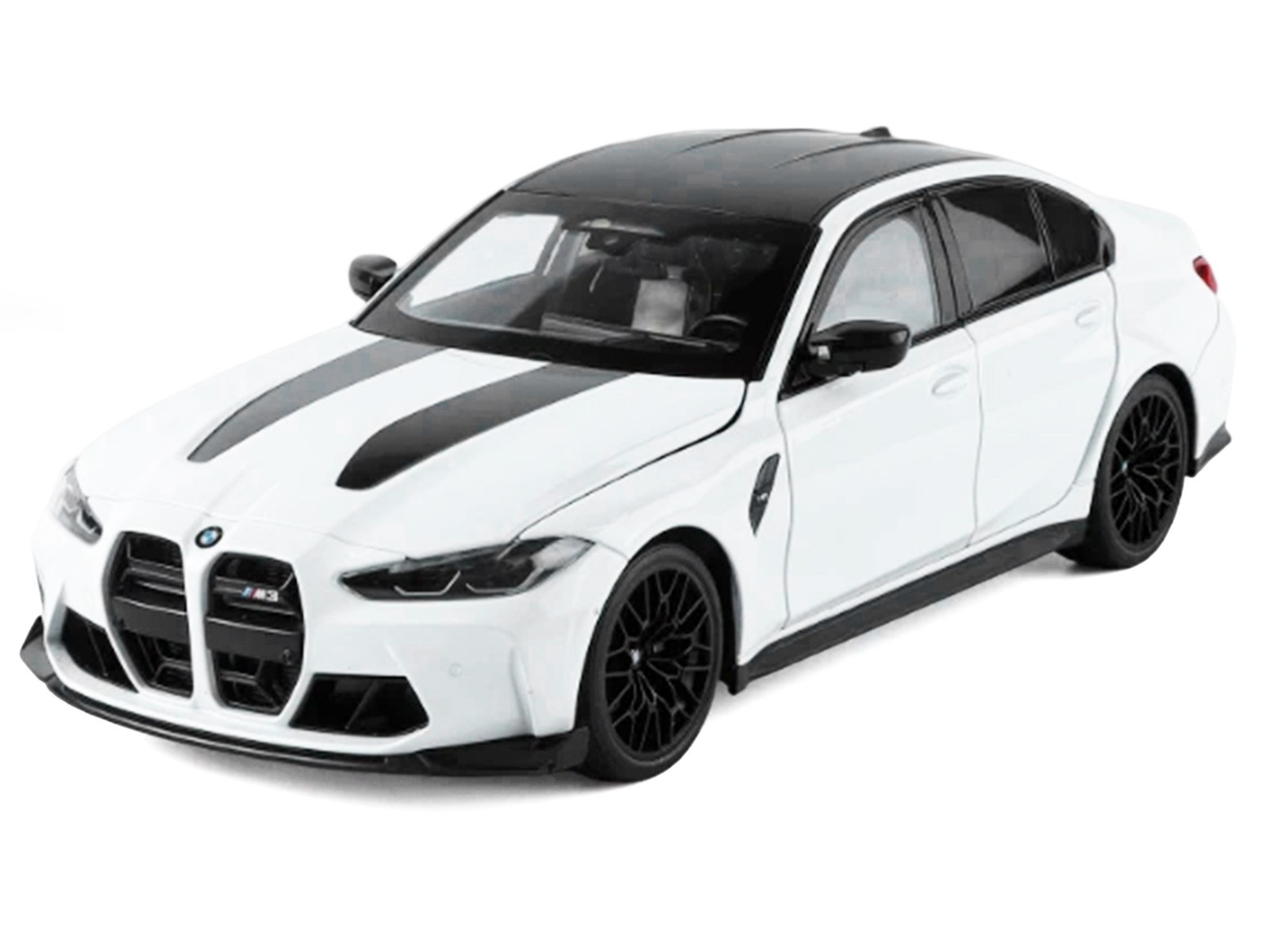 BMW M3 CS LCI WHITE 1/18 DIECAST MODEL CAR BY HEIMANBA H1292 W