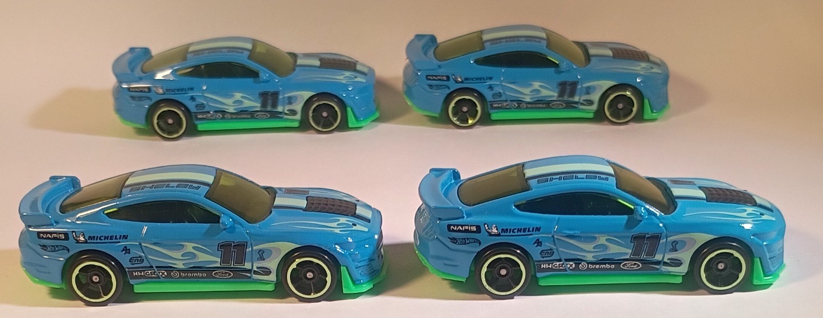 Hot Wheels 4x 2026 Kroger Exclusive 2020 Mustang Shelby GT500 Blue New w/No Pack