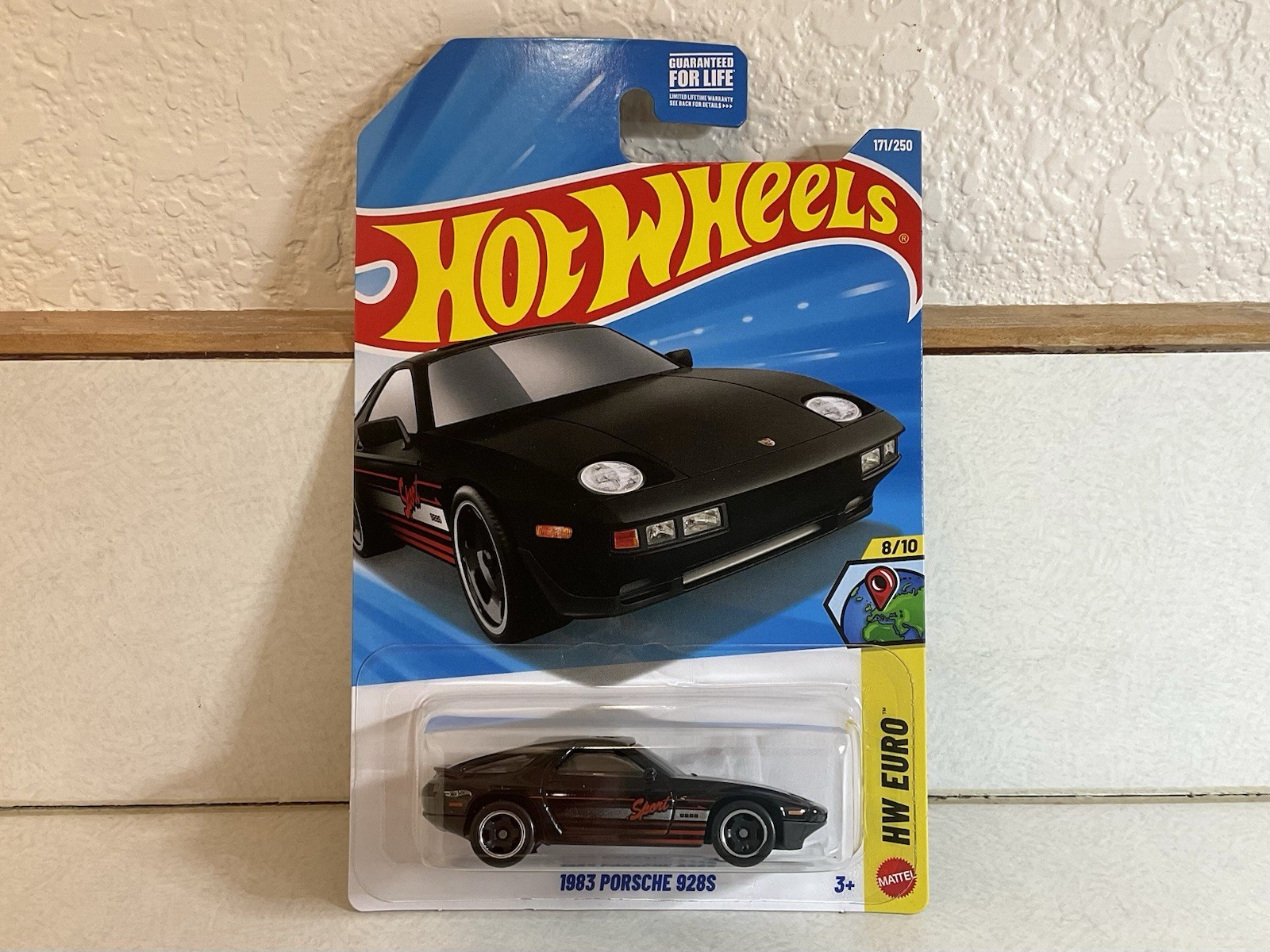 2026 Hot Wheels 1983 Porsche 928S (171/250) BLACK — HW Euro #8/10