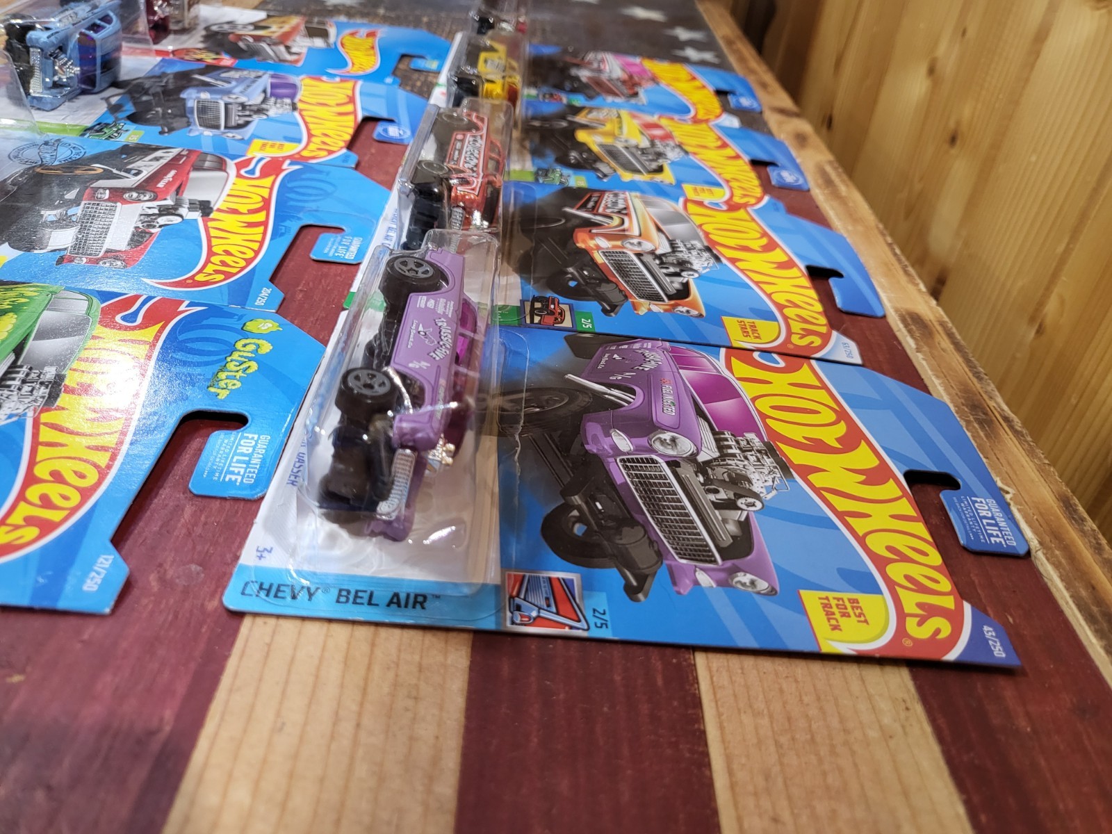Hot Wheels ’55 Chevy Bel Air Gasser Lot Of 11. Zamac, Collector, Tri Five…