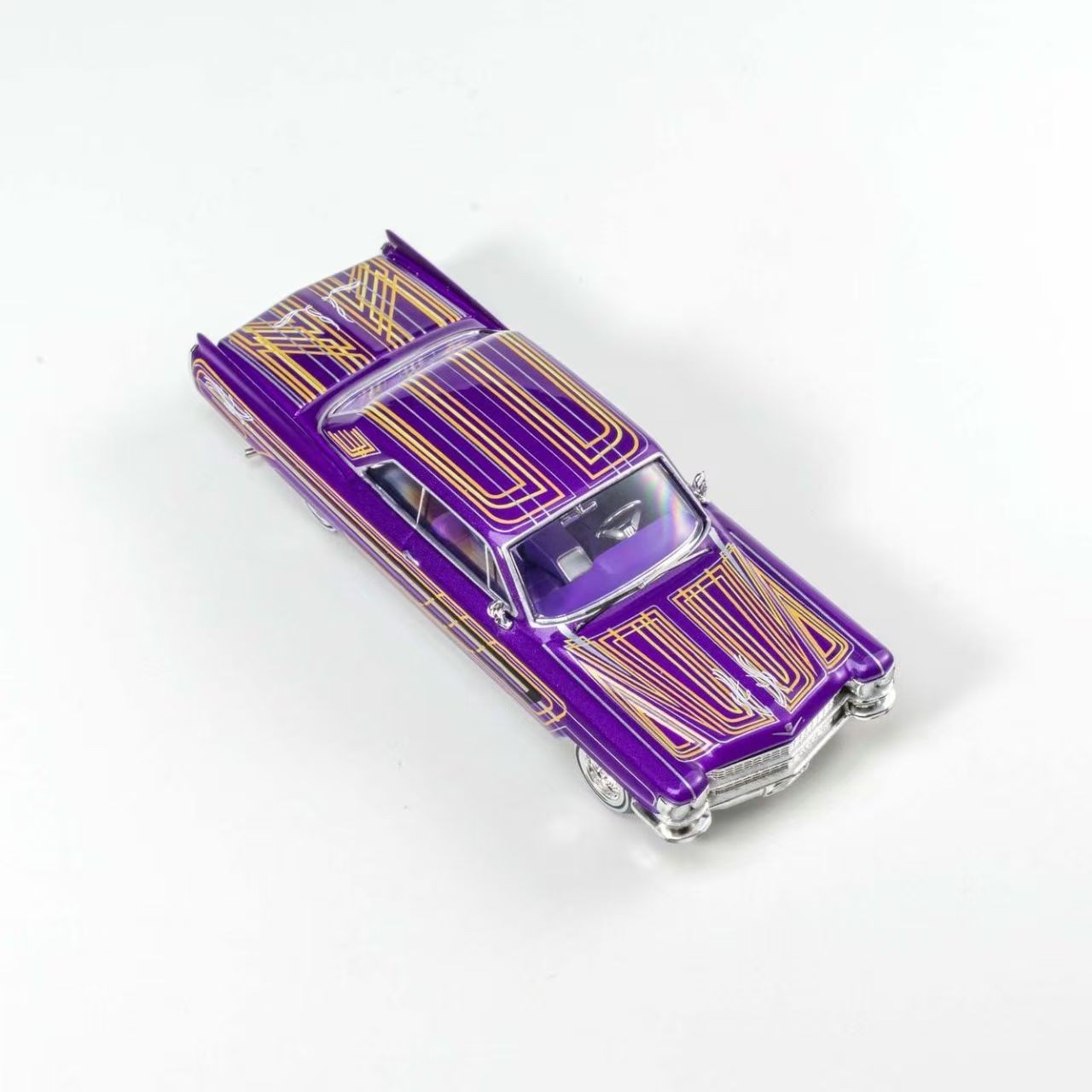 97M 1/64 Cadillac Sedan de Ville Deville 1964 Lowrider Diecast Car Model