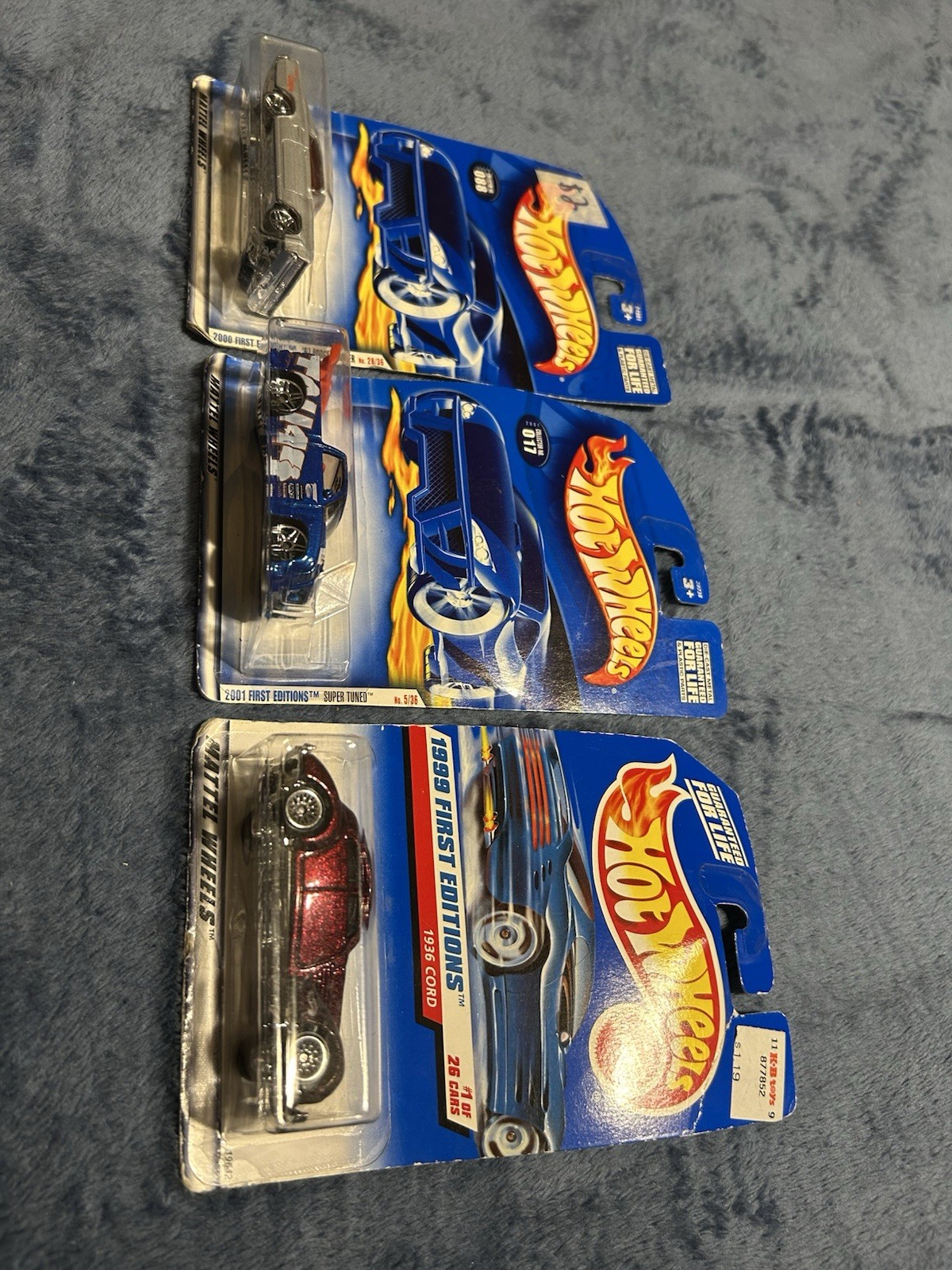 HOT LOT OF 3 VARIOUS CARS 1936 Cord, 67 Charger, Super Tuner Truck New 1B