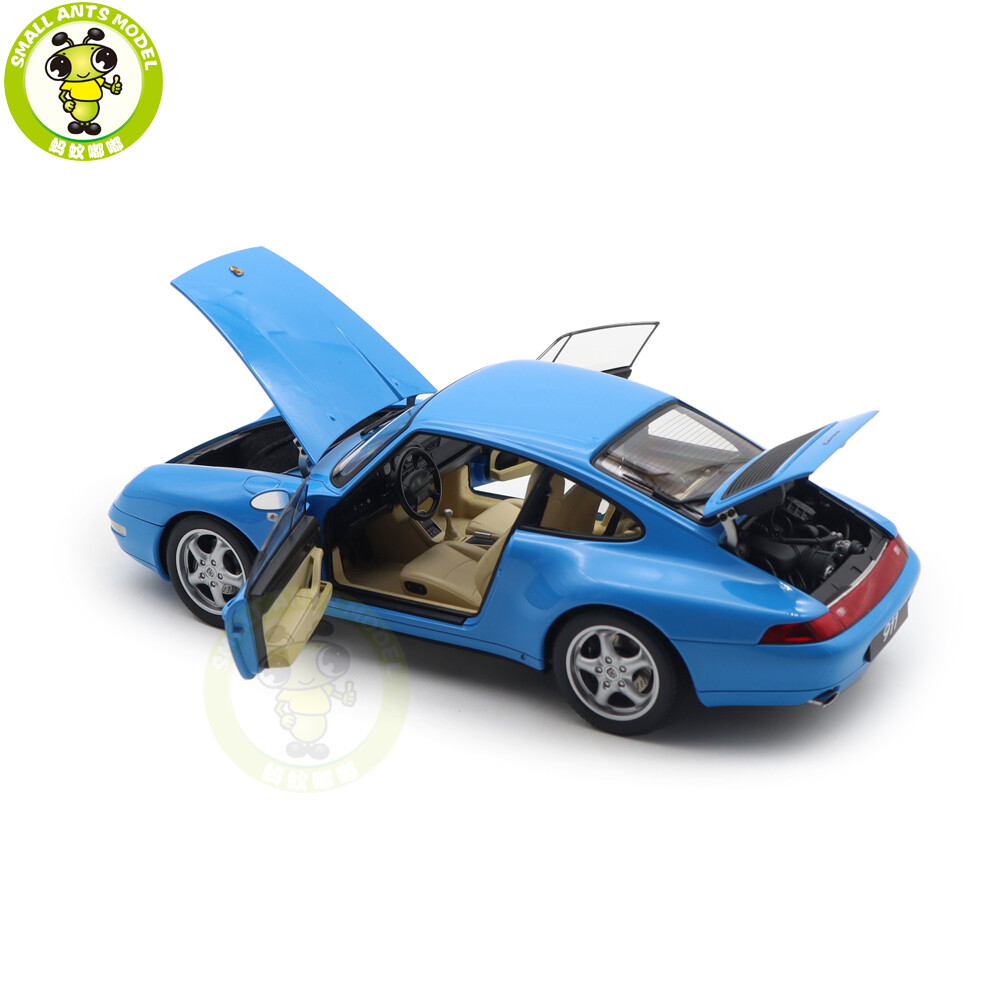 1/18 AUTOart 78133 Porsche 911 993 Carrera Blue Metallic Diecast Model Car