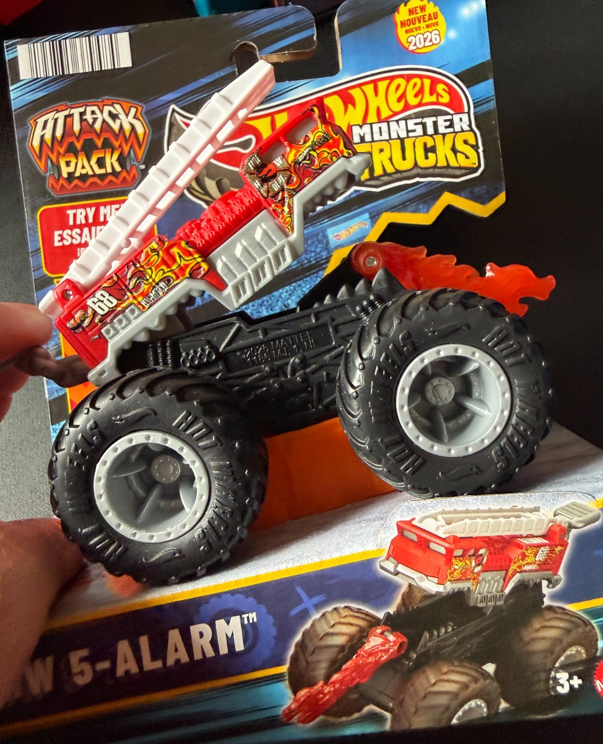 Hot Wheels Monster Trucks Attack Pack HW 5-Alarm
